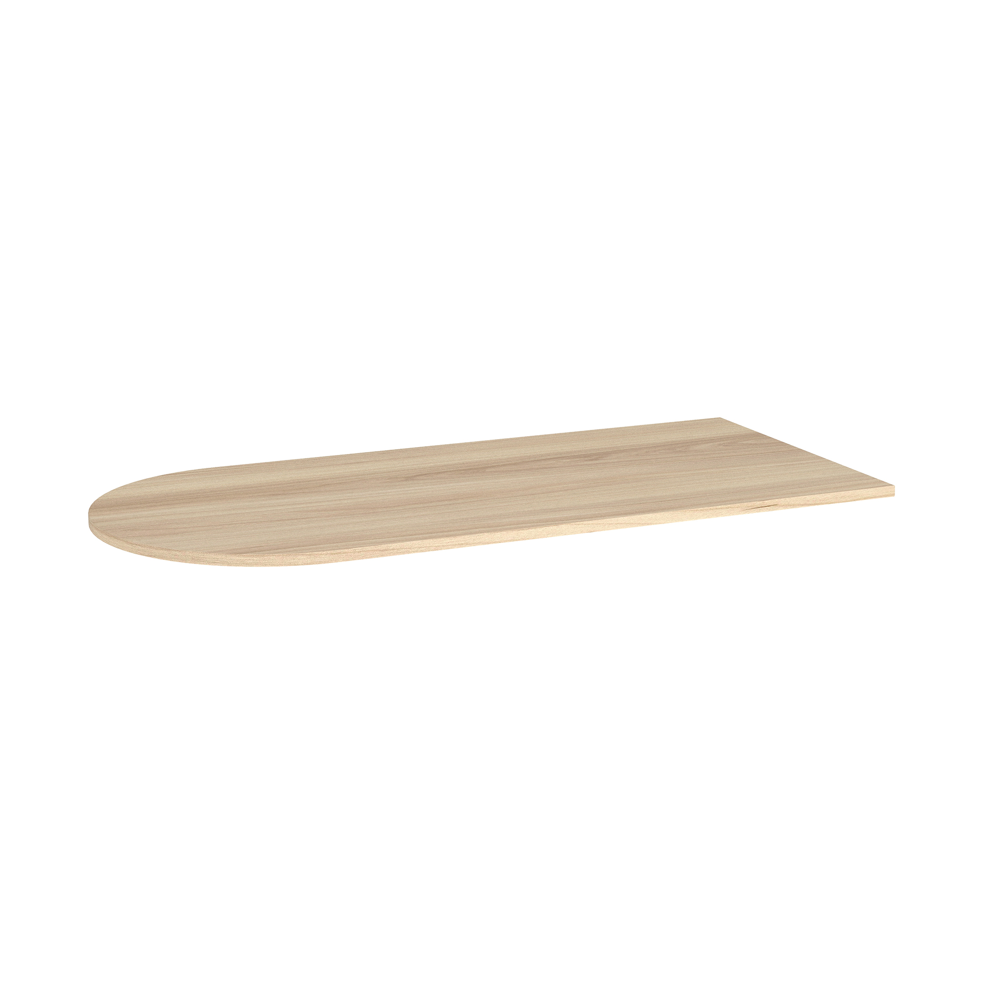 OfficeSource | OS Laminate | 66''W Bullet Top - American Elm