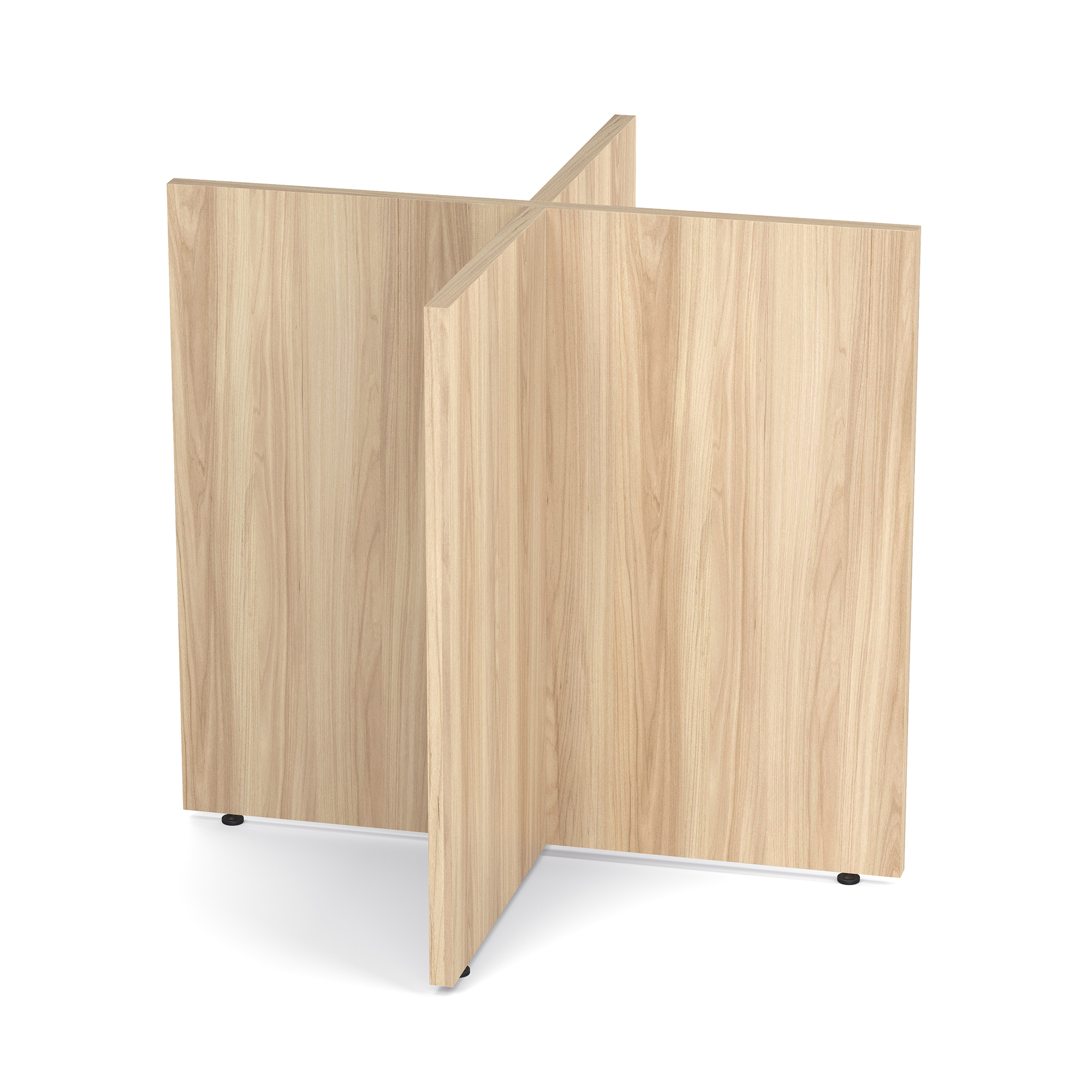 OfficeSource | Conference/Multi-Purpose Tables | X Base For 48'' Round Top - American Elm