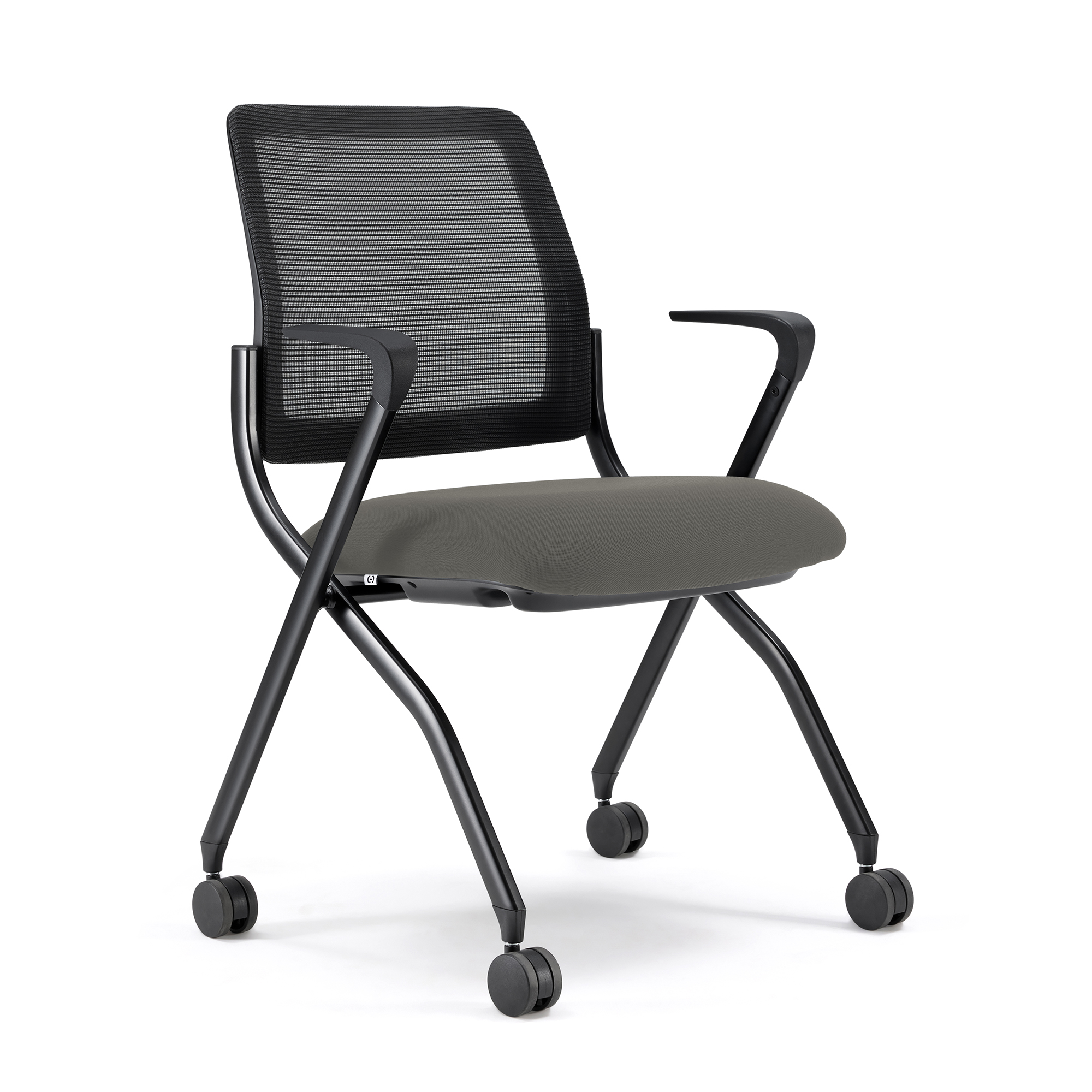 OfficeSource | Starlight | Nesting Chair with Arms - Set of 2