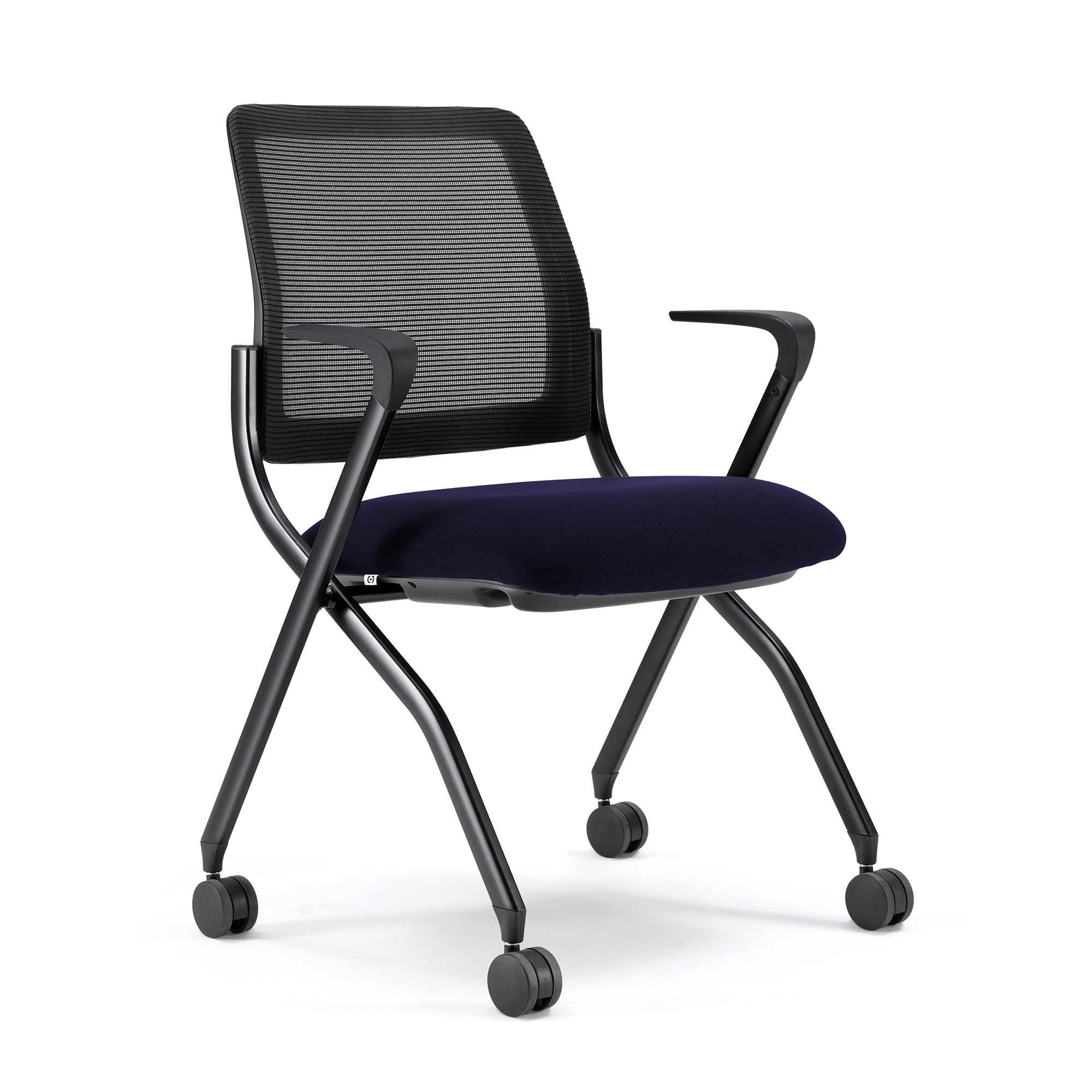 OfficeSource | Starlight | Nesting Chair with Arms - Set of 2