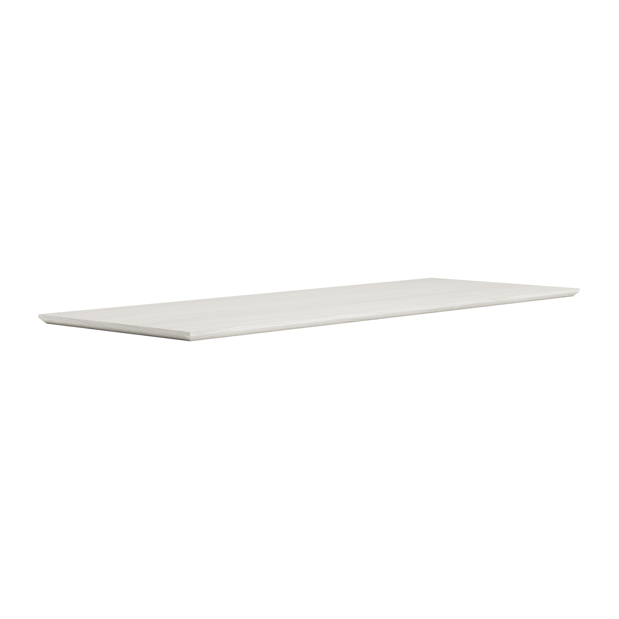 OS Laminate Rectangular Knife-Edge Table Top - 66'' x 24'' - Arcadia White
