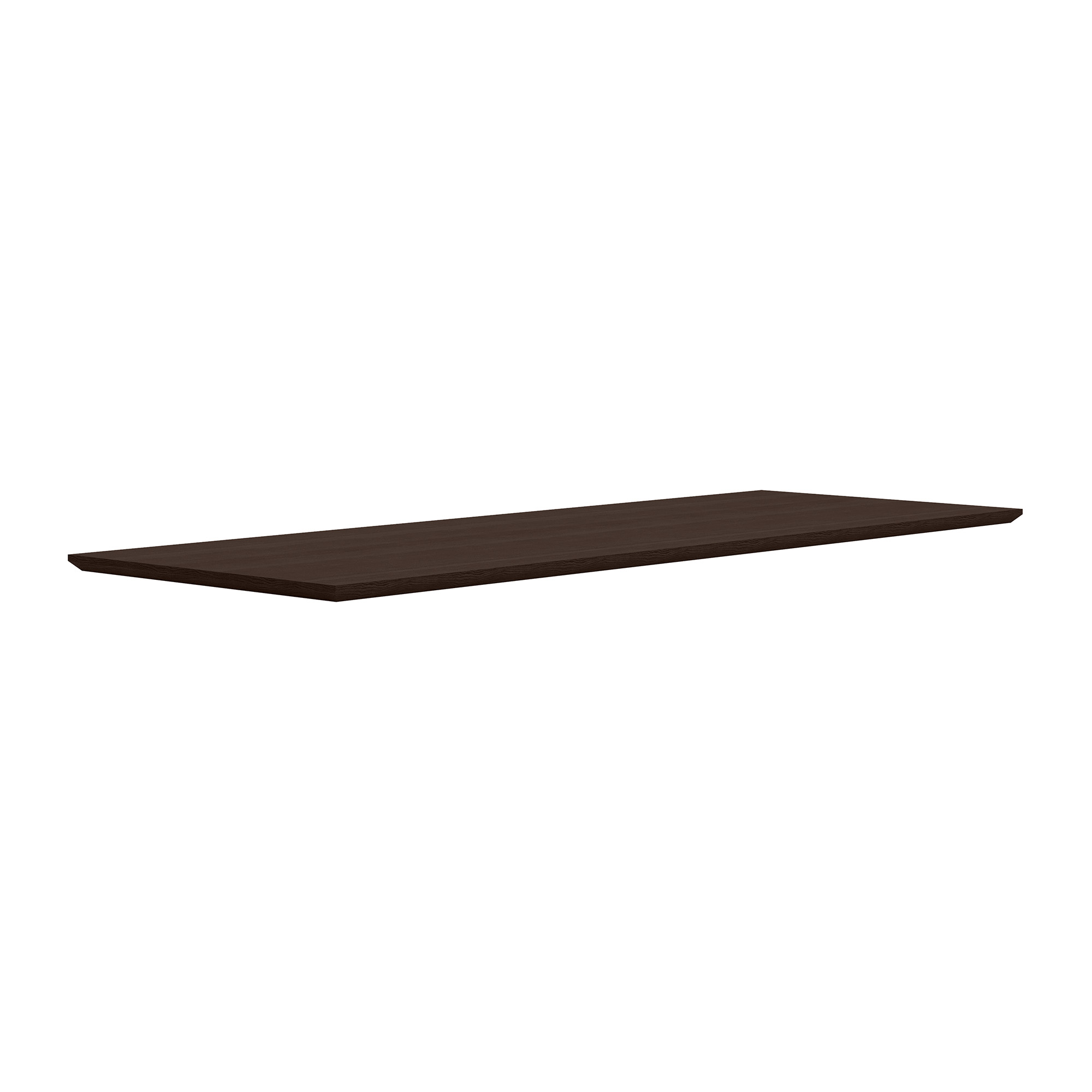 OS Laminate Rectangular Knife-Edge Table Top - 66'' x 24'' - Java