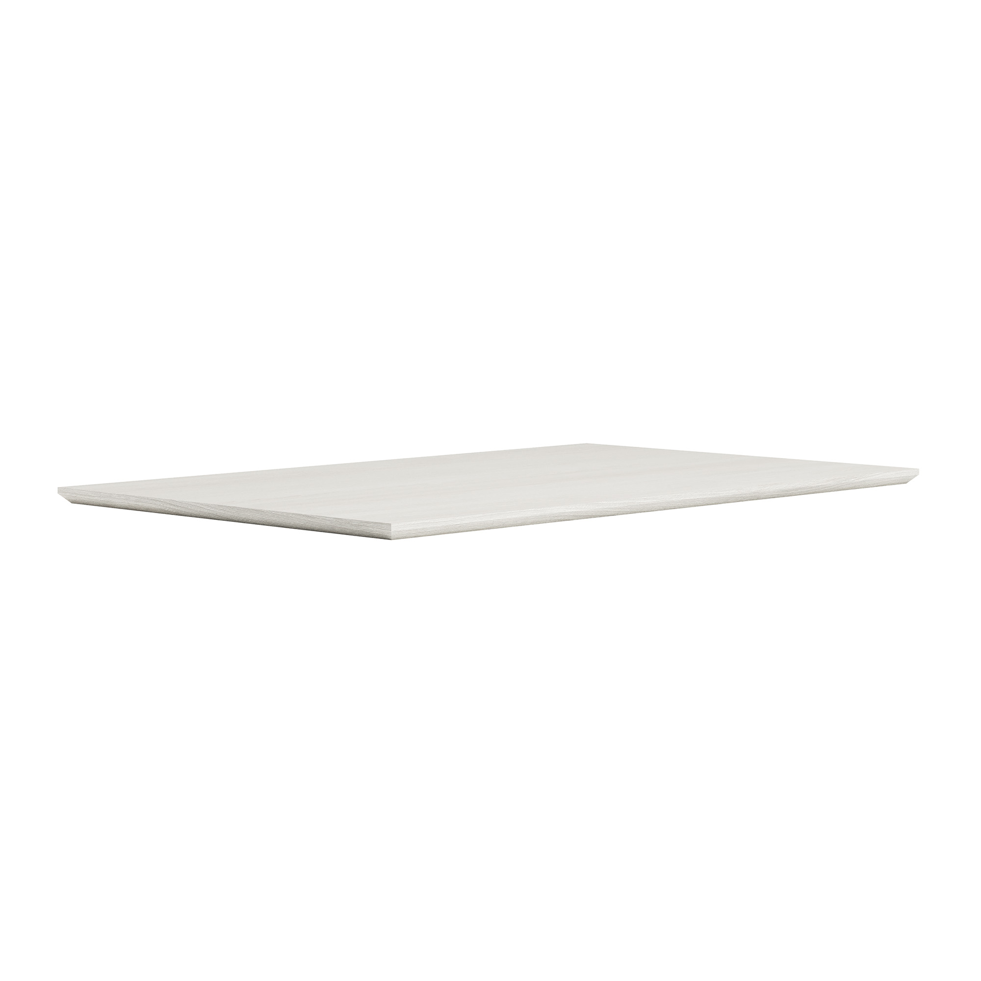 OS Laminate Rectangular Knife-Edge Table Top - 48'' x 30'' - Arcadia White