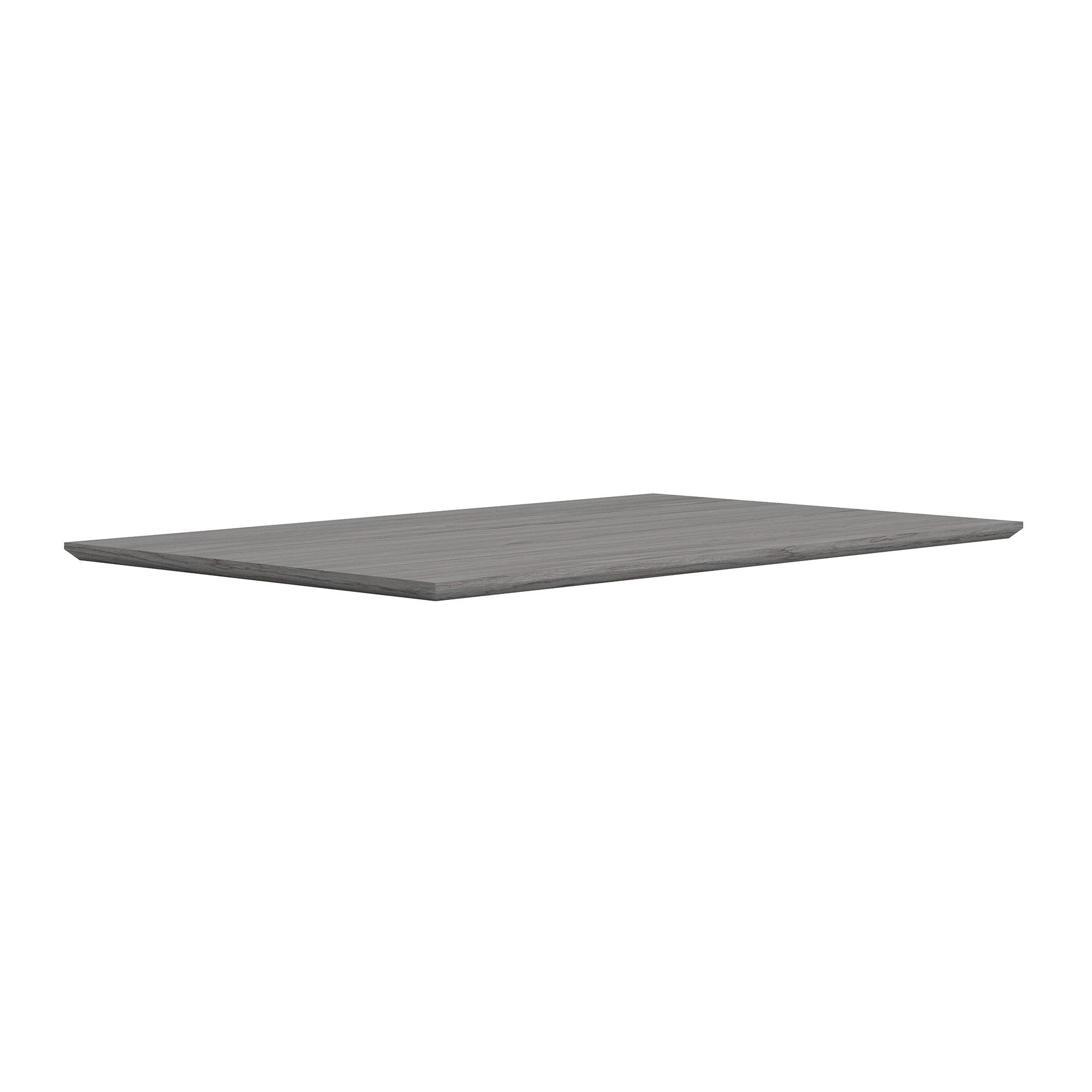 OS Laminate Rectangular Knife-Edge Table Top - 48'' x 30'' - Coastal Gray