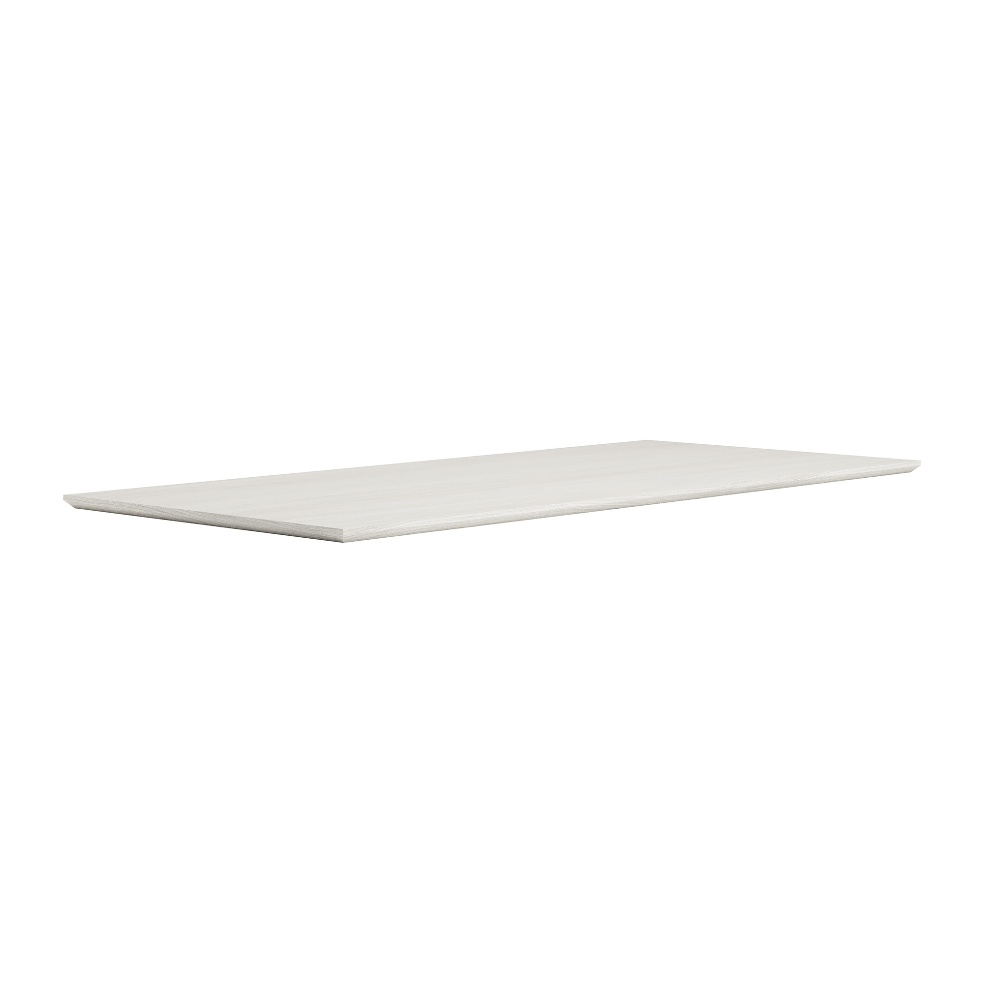 OS Laminate Rectangular Knife-Edge Table Top - 66'' x 30'' - Arcadia White