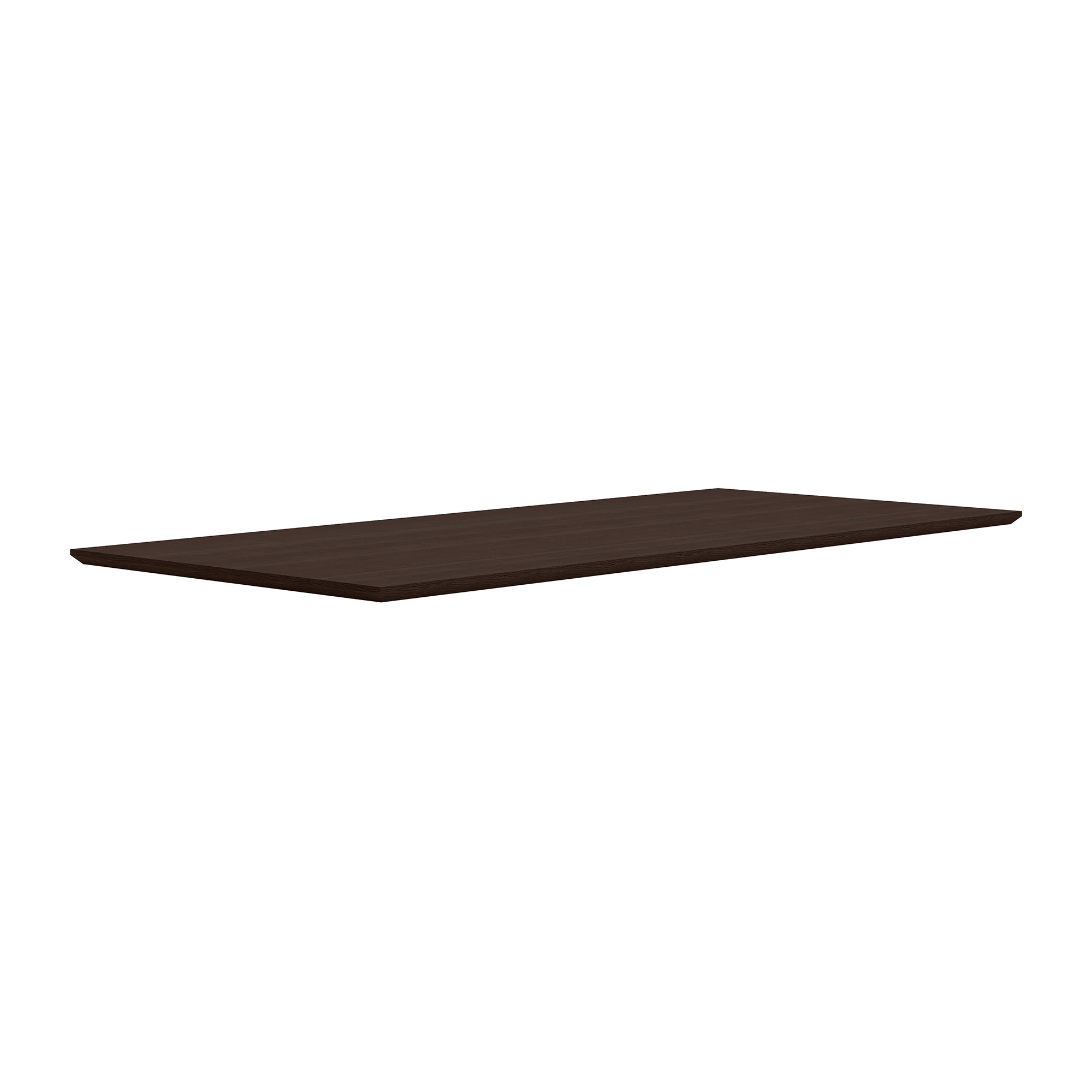 OS Laminate Rectangular Knife-Edge Table Top - 66'' x 30'' - Java