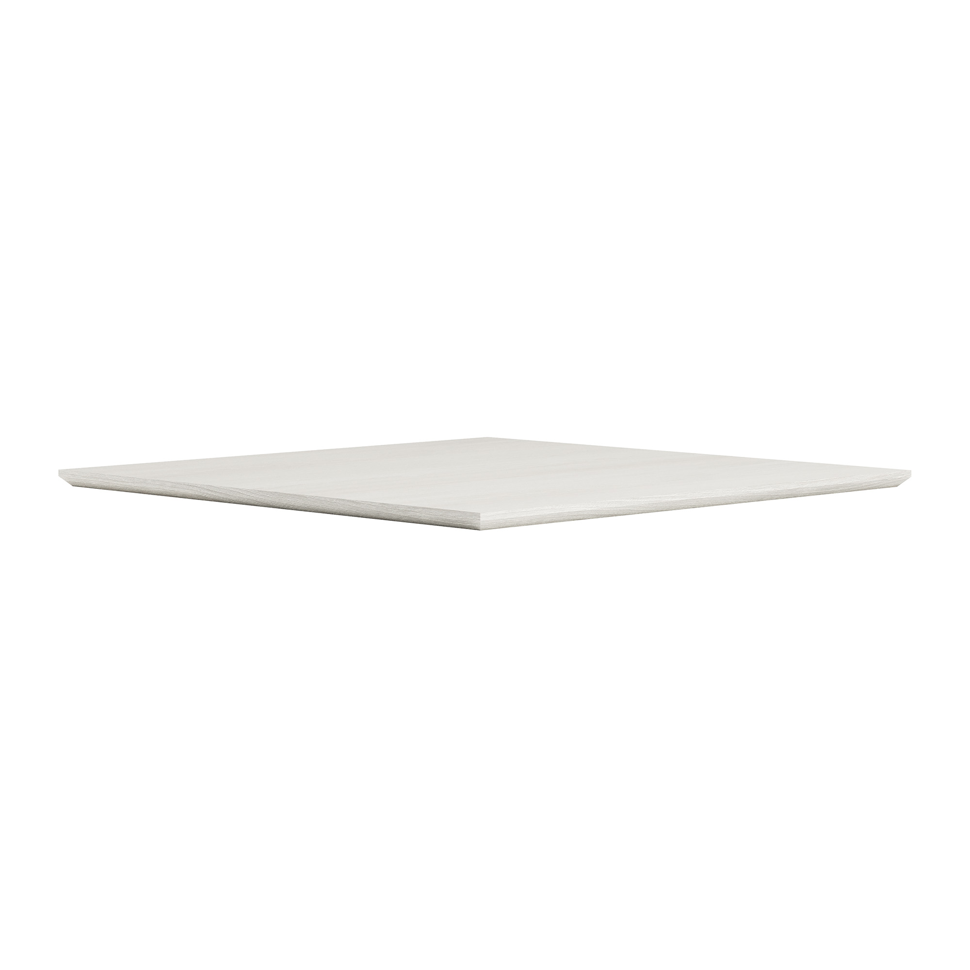 OS Laminate 36'' Square Knife-Edge Table Top - Arcadia White