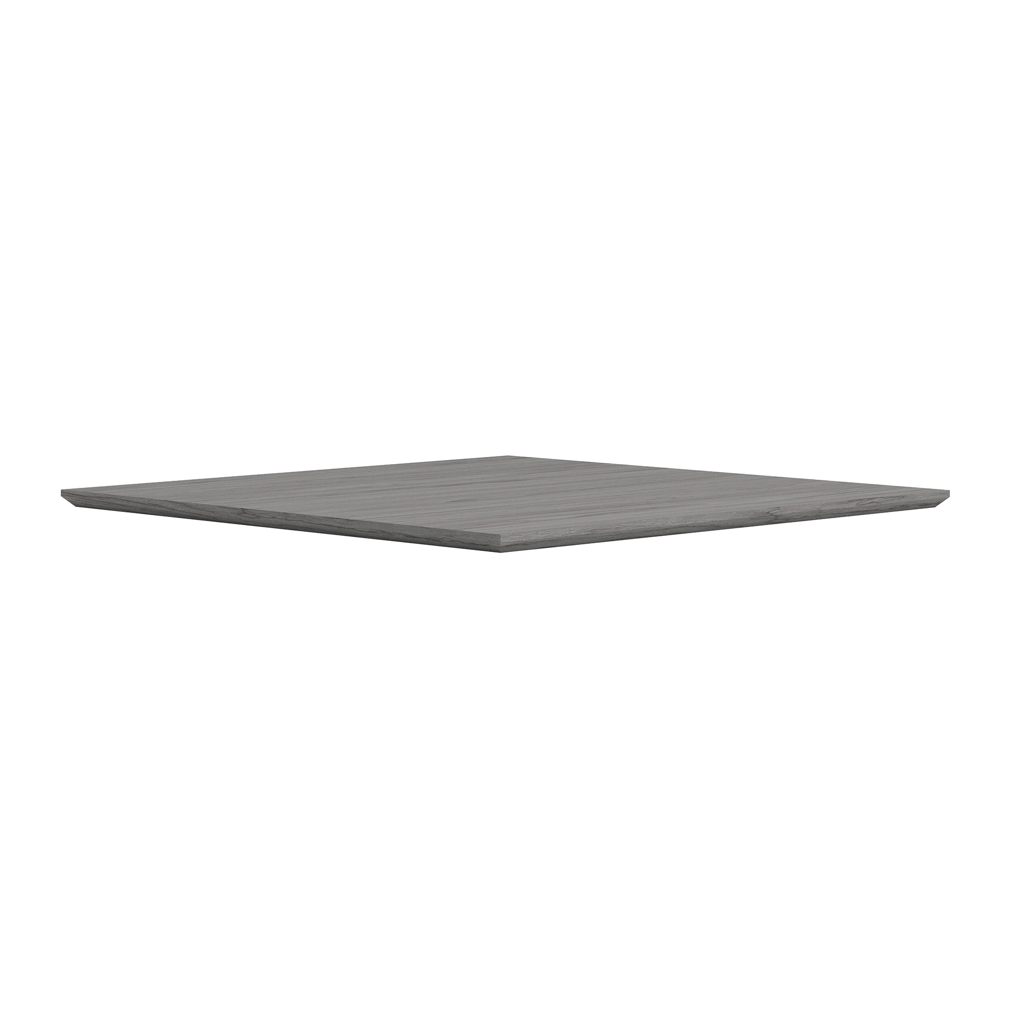 OS Laminate 36'' Square Knife-Edge Table Top - Coastal Gray