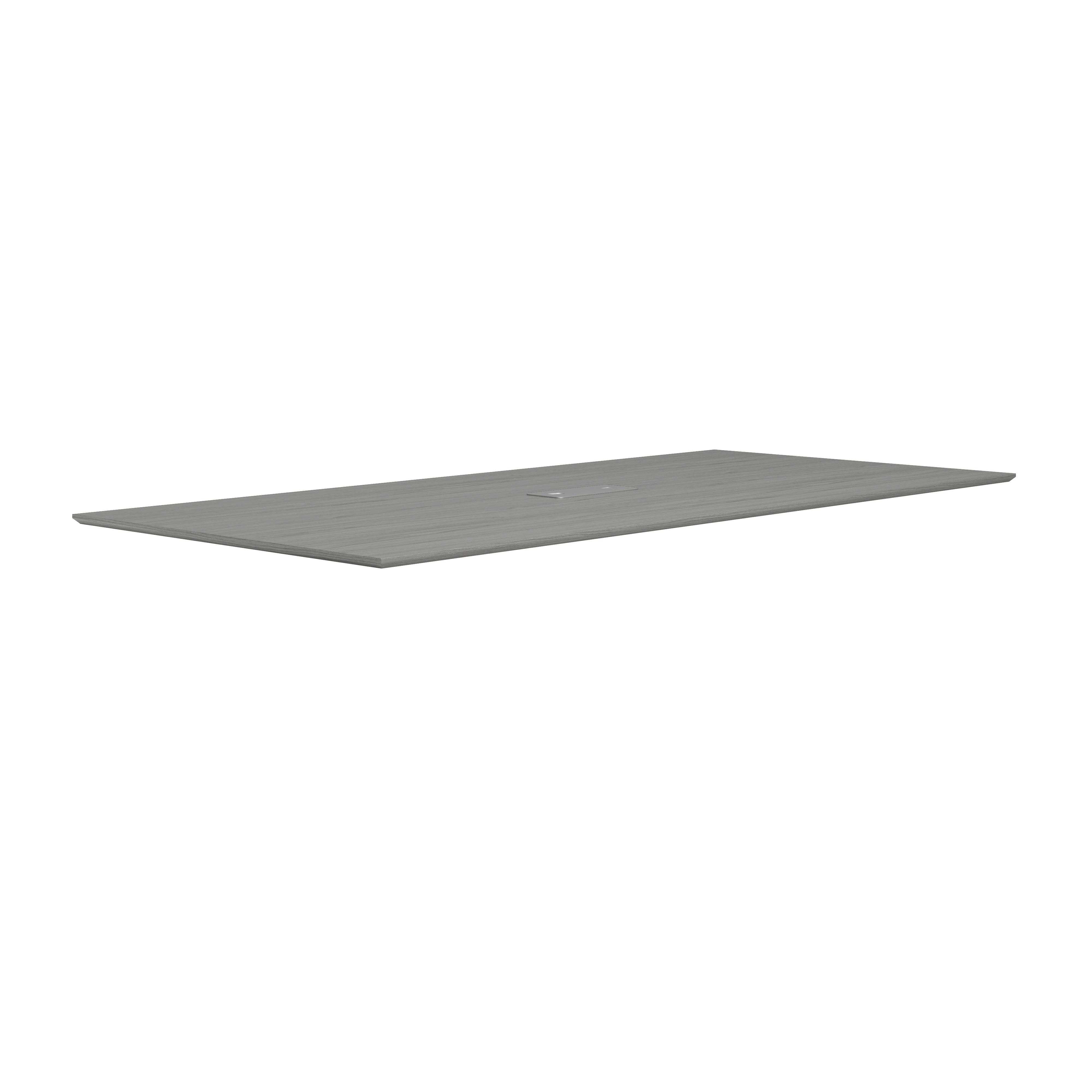 OS Laminate 72'' Rectangular Knife-Edge Conference Table Top - Coastal Gray