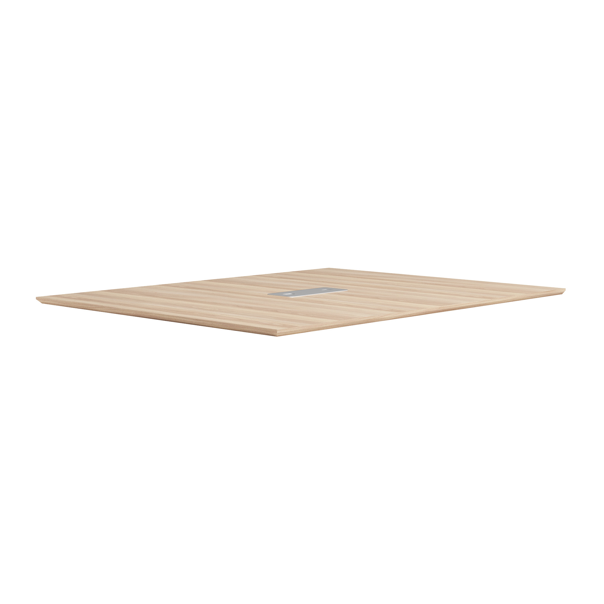 OS Laminate 60'' Half Rectangular Knife-Edge Conference Table Top - American Elm