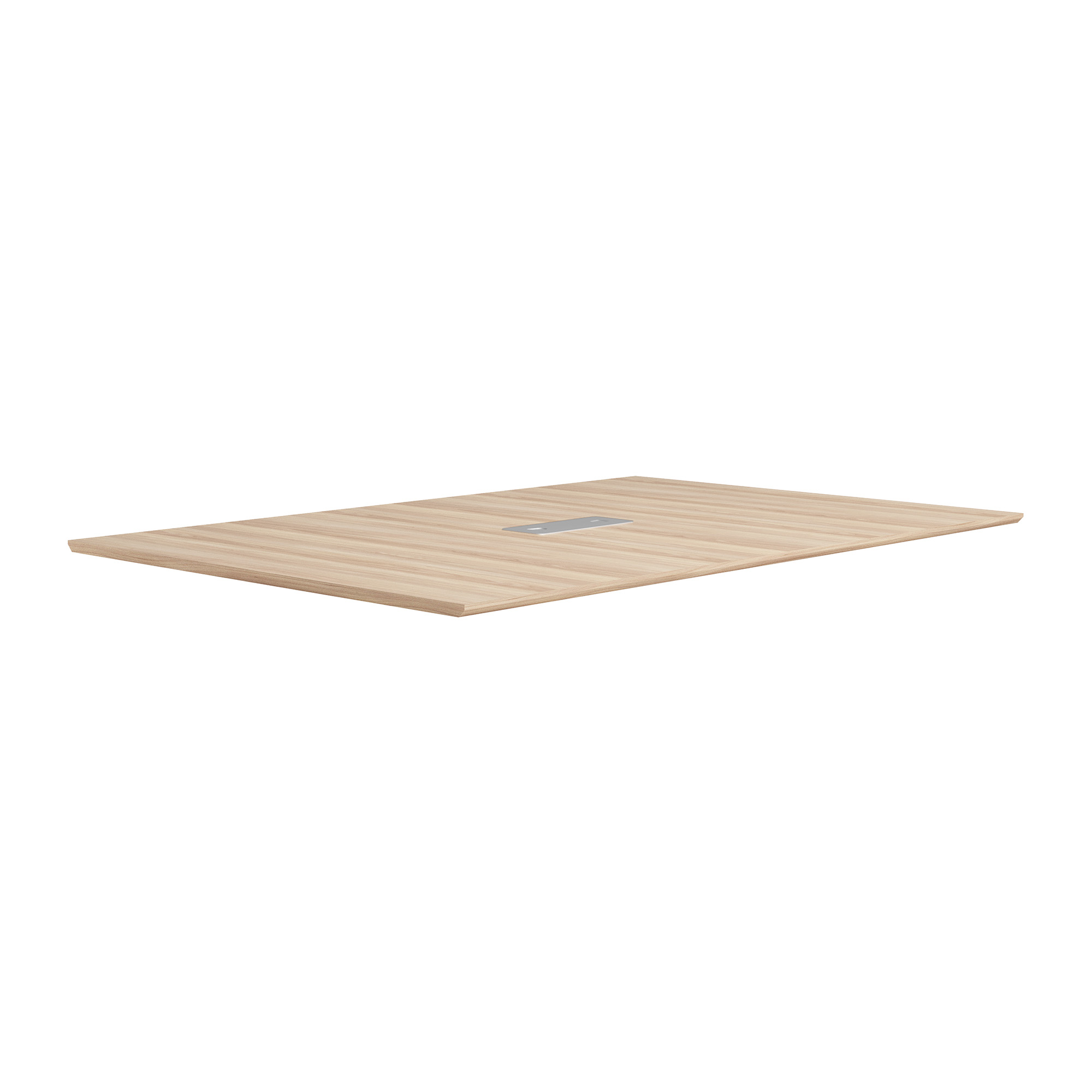 OS Laminate 72'' Half Rectangular Knife-Edge Conference Table Top - American Elm