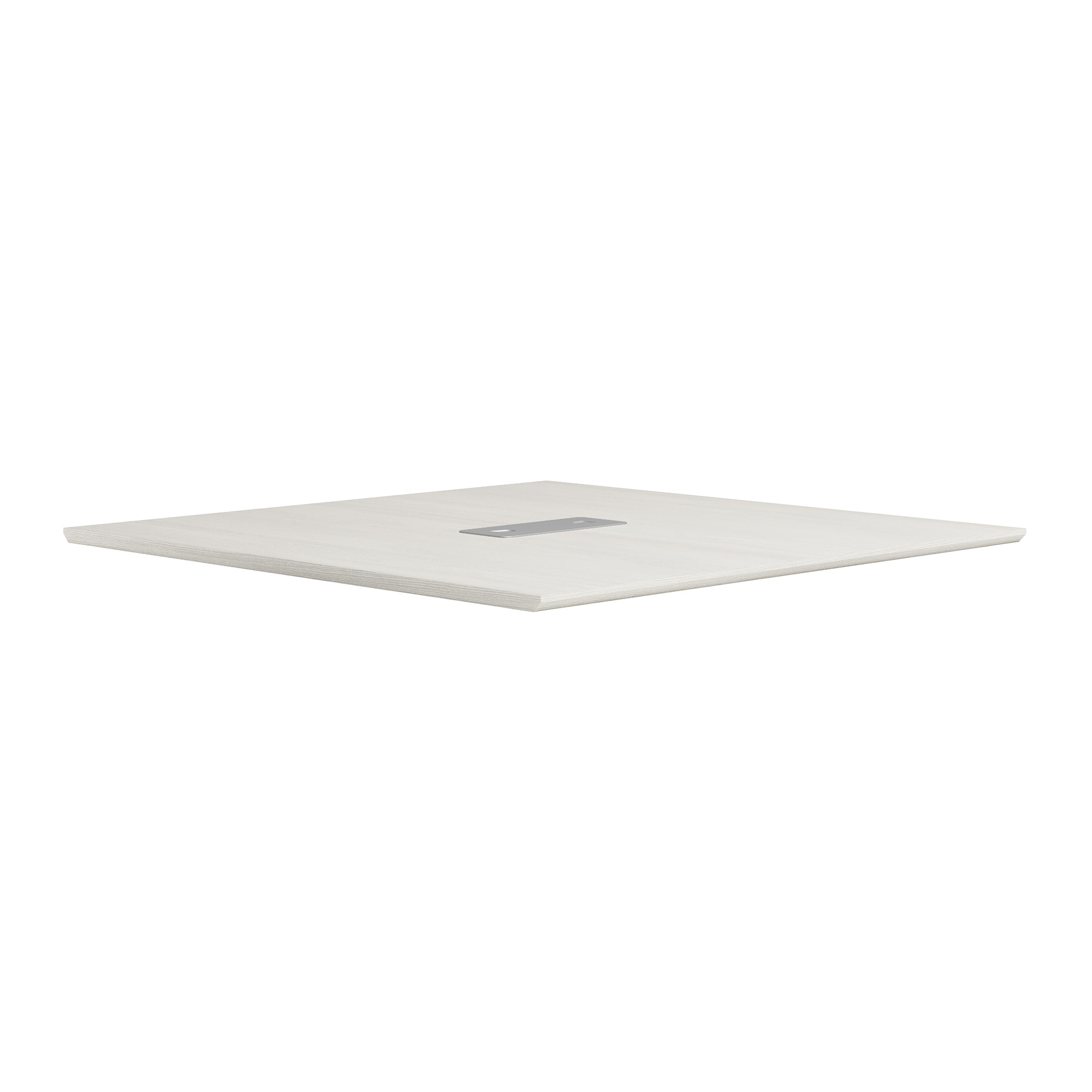 OS Laminate 48'' Square Knife-Edge Conference Table Top - Arcadia White