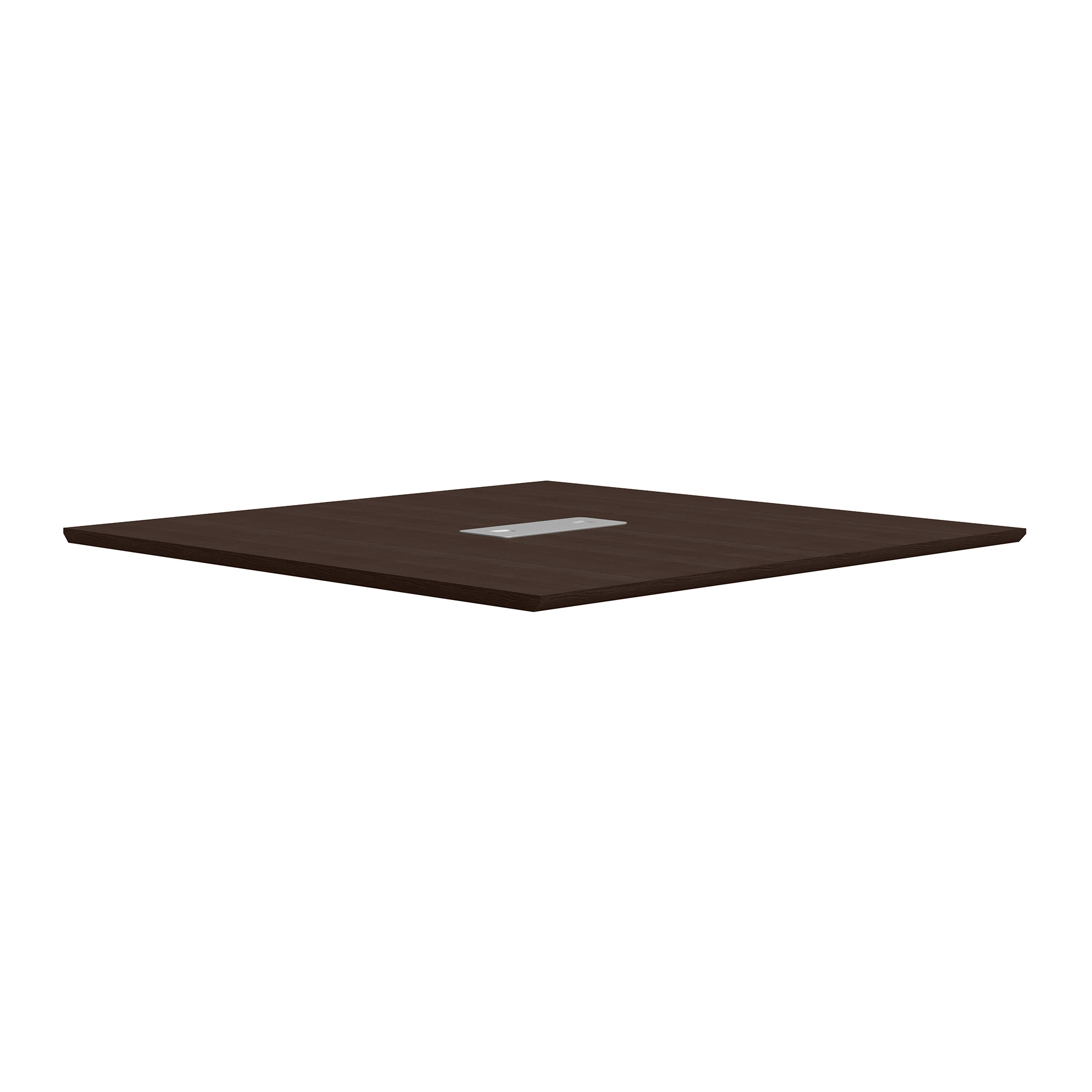 OS Laminate 48'' Square Knife-Edge Conference Table Top - Java