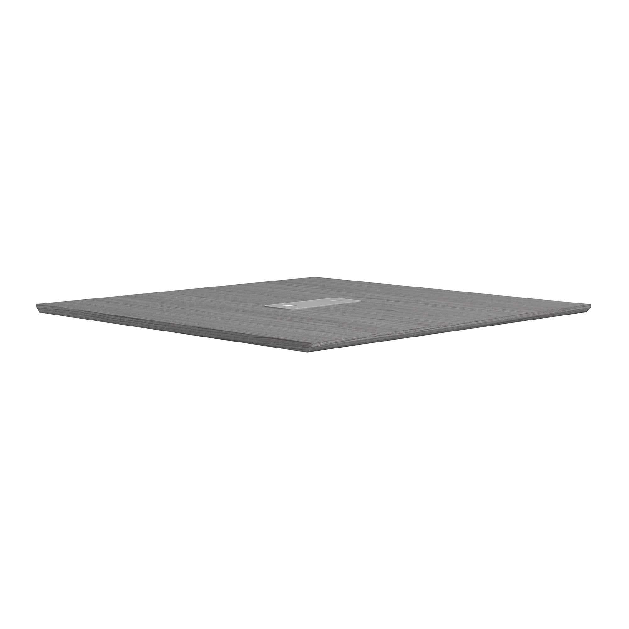 OS Laminate 48'' Square Knife-Edge Conference Table Top - Coastal Gray