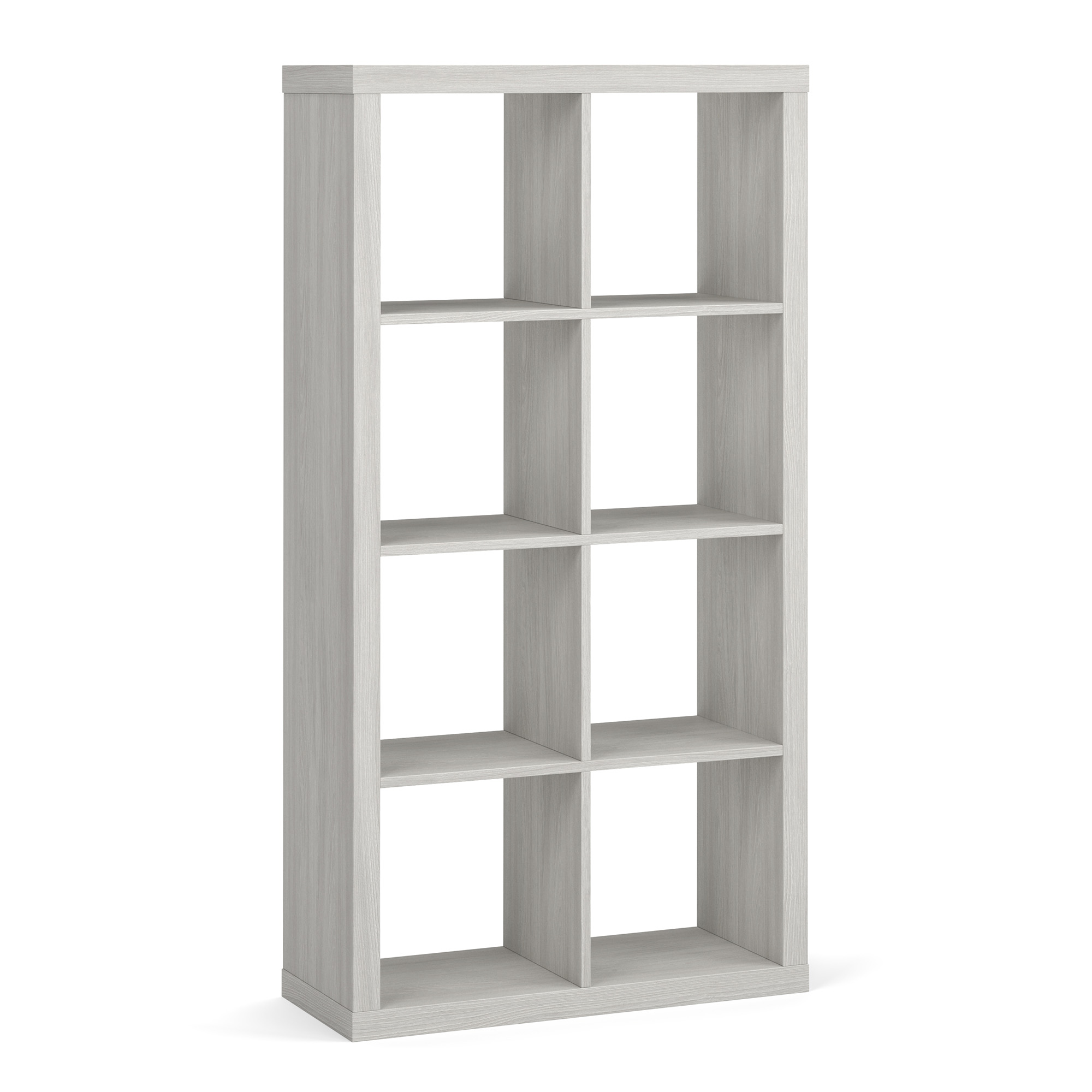 OS Laminate 8-Cube Storage Bookcase - Arcadia White