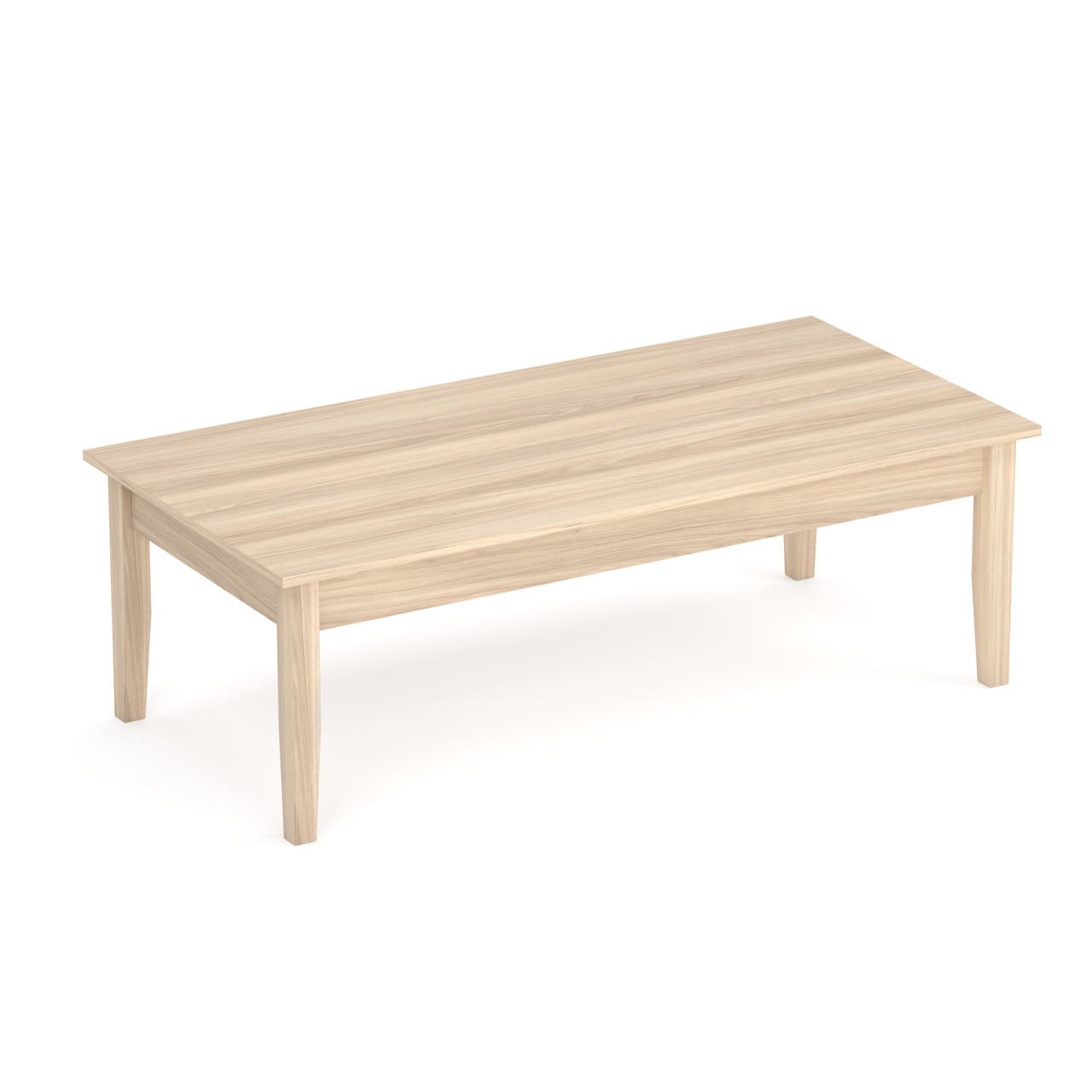 Parallel 24''x48'' Rectangular Veneer Coffee Table - American Elm