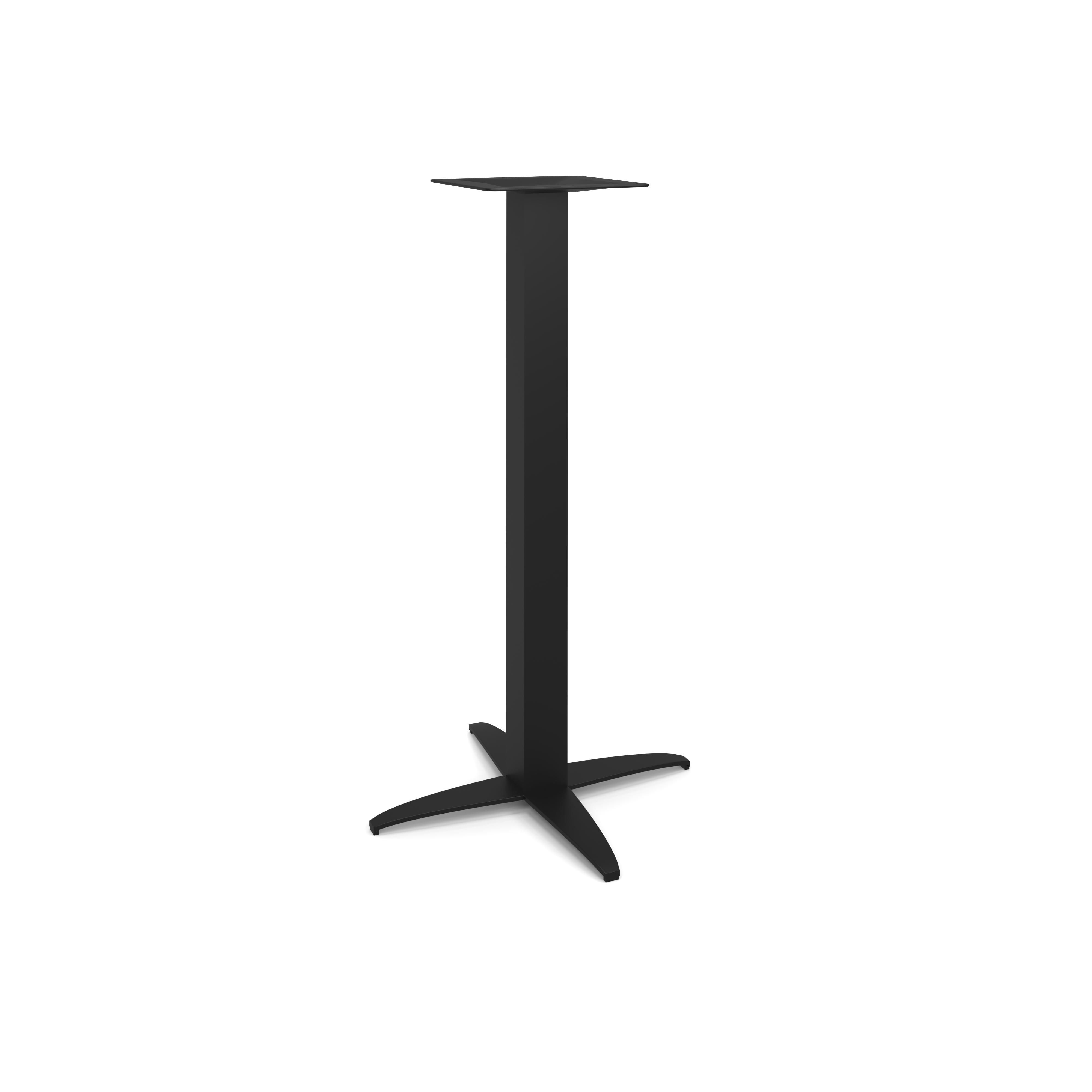 OS Reception Tables 41''Hx23''W 4-Prong Base with Square Post - Black