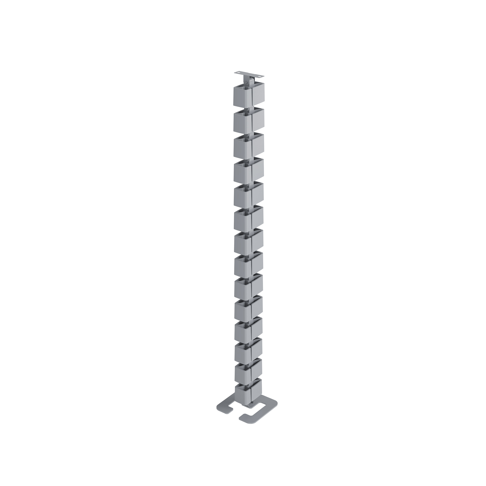 30'' Flexible Wire Management Snake - Gray