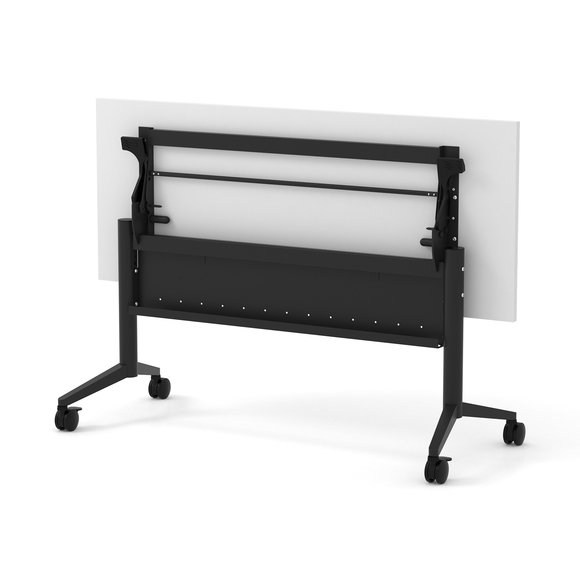 OfficeSource | Training Tables | T-Flip Top Table Leg - 46"W x 23"D