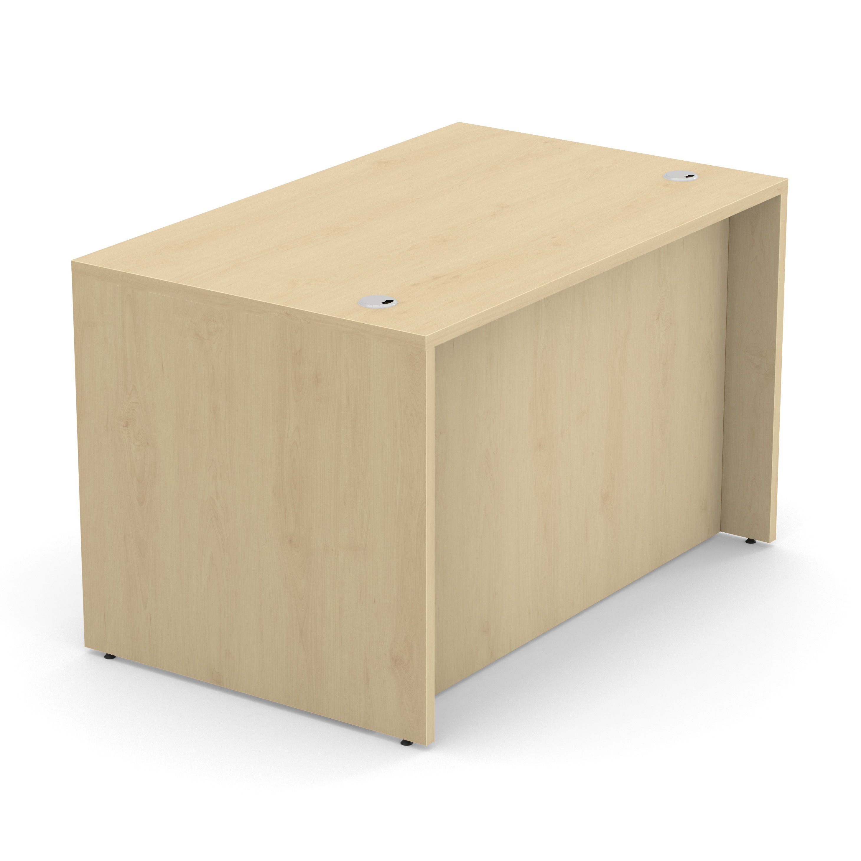 OfficeSource | OS Laminate | Desk Shell - 47''W x 30''D - Maple