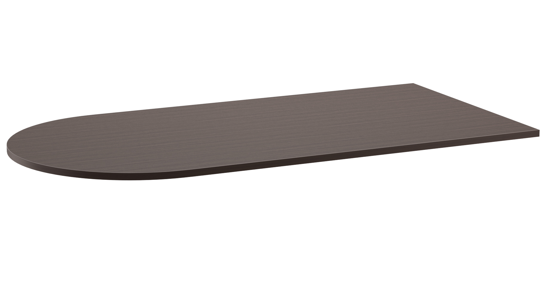 OfficeSource | OS Laminate | 72''W Bullet Top - Espresso
