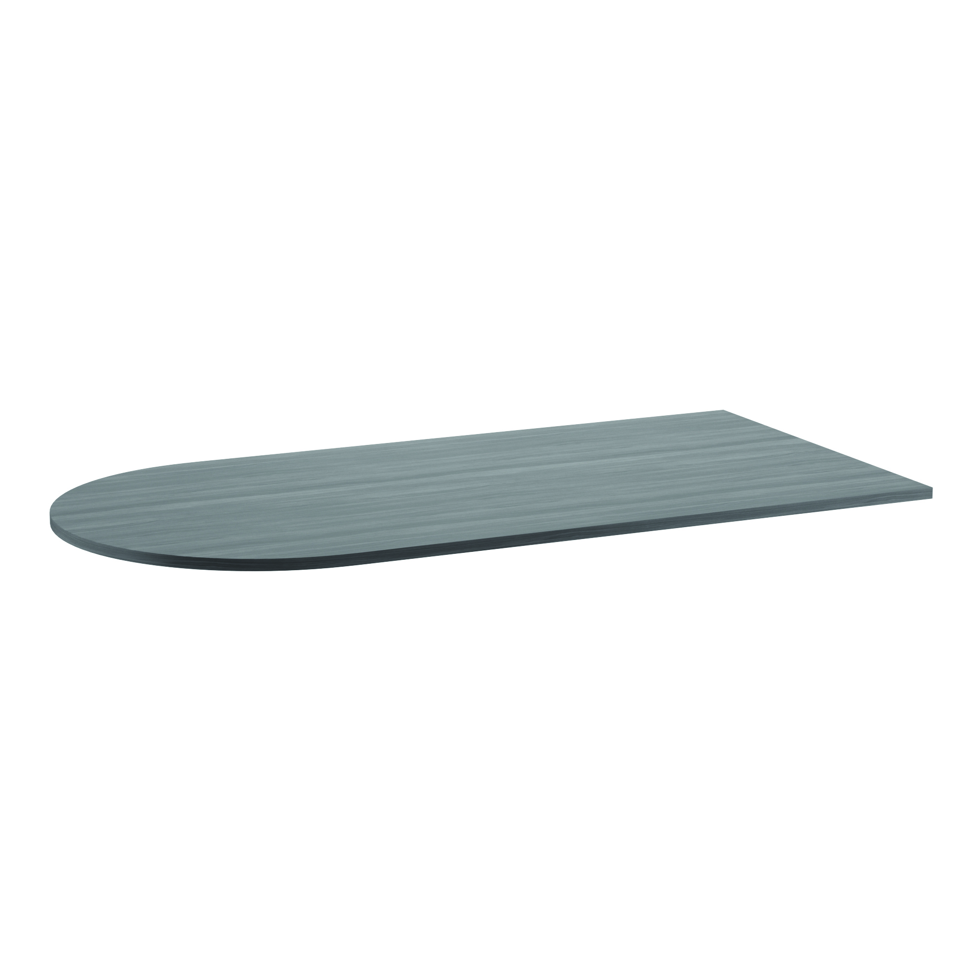 OfficeSource | OS Laminate | 72''W Bullet Top - Coastal Gray
