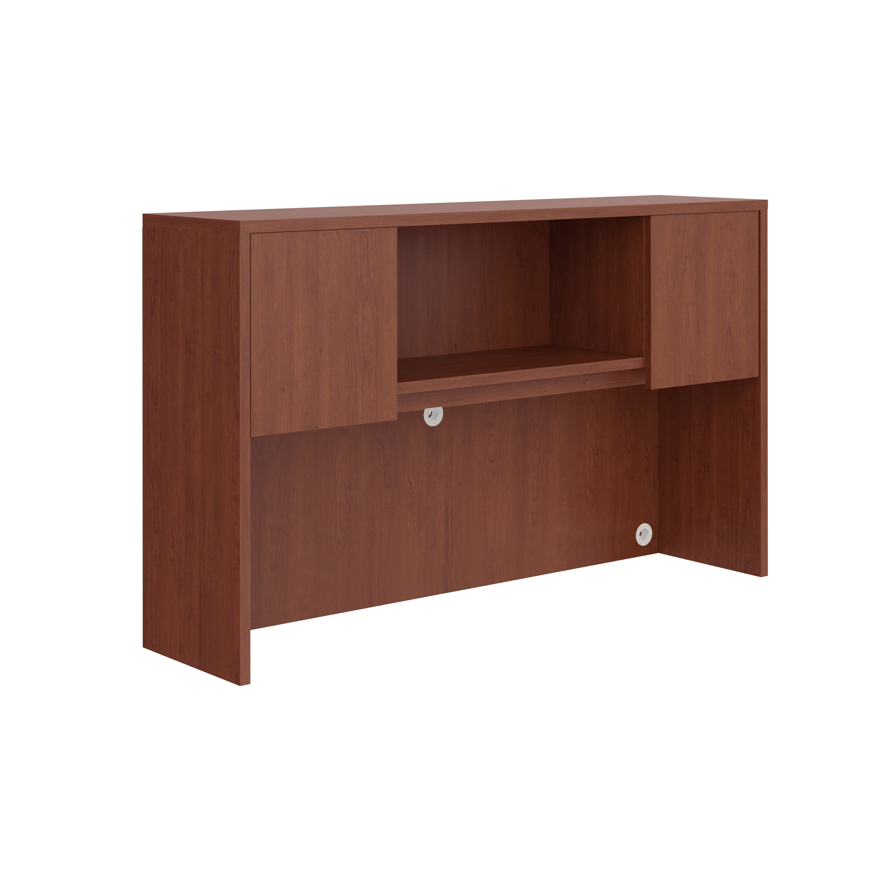 OfficeSource | OS Laminate | Open Hutch - 66''W - Cherry