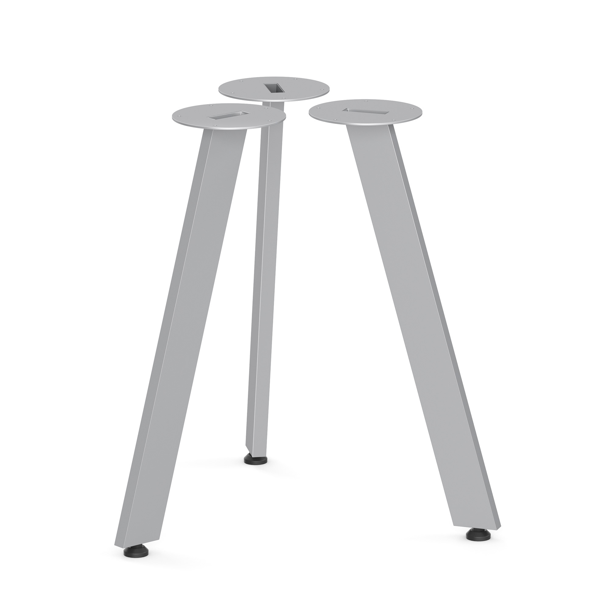 Conference/Multi-Purpose Tables Single V-Leg (3 shown) - Silver
