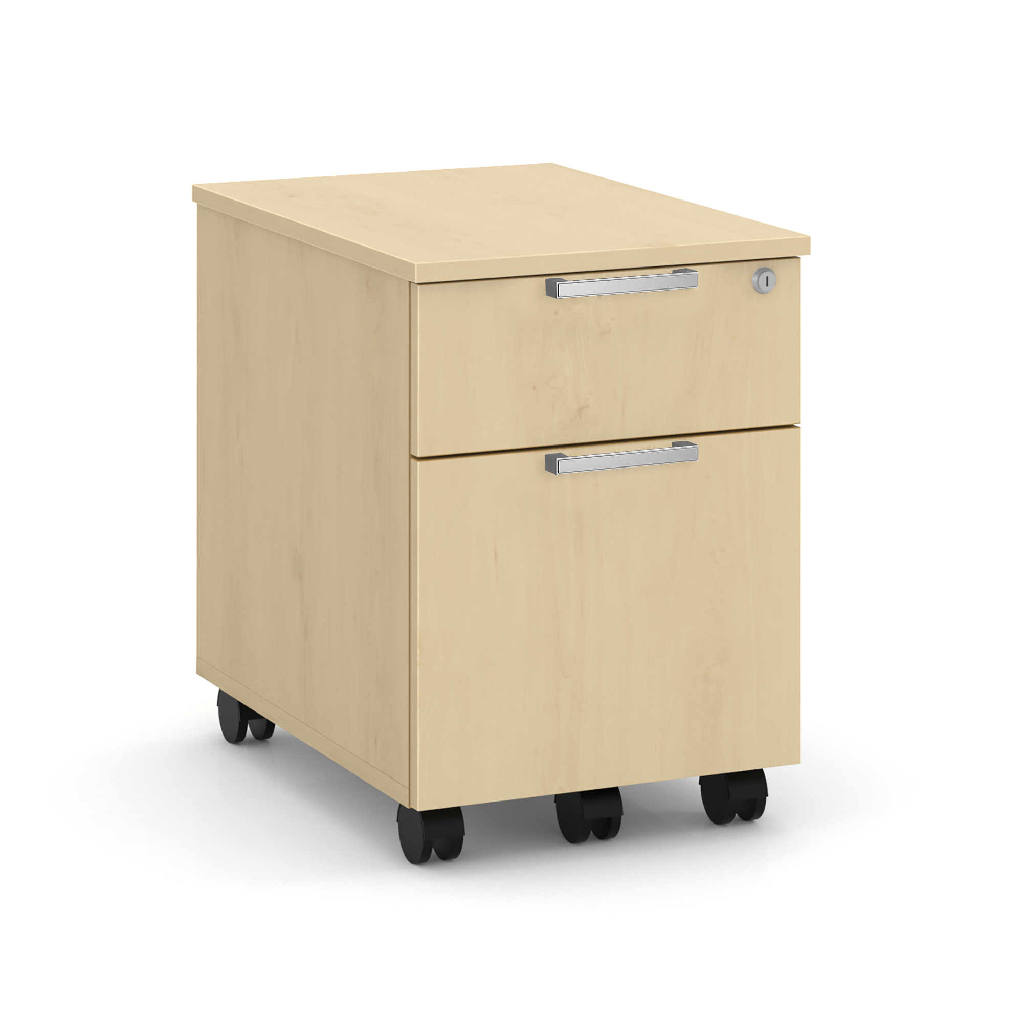 OS Laminate Mobile Pedestal - Box/File - Maple