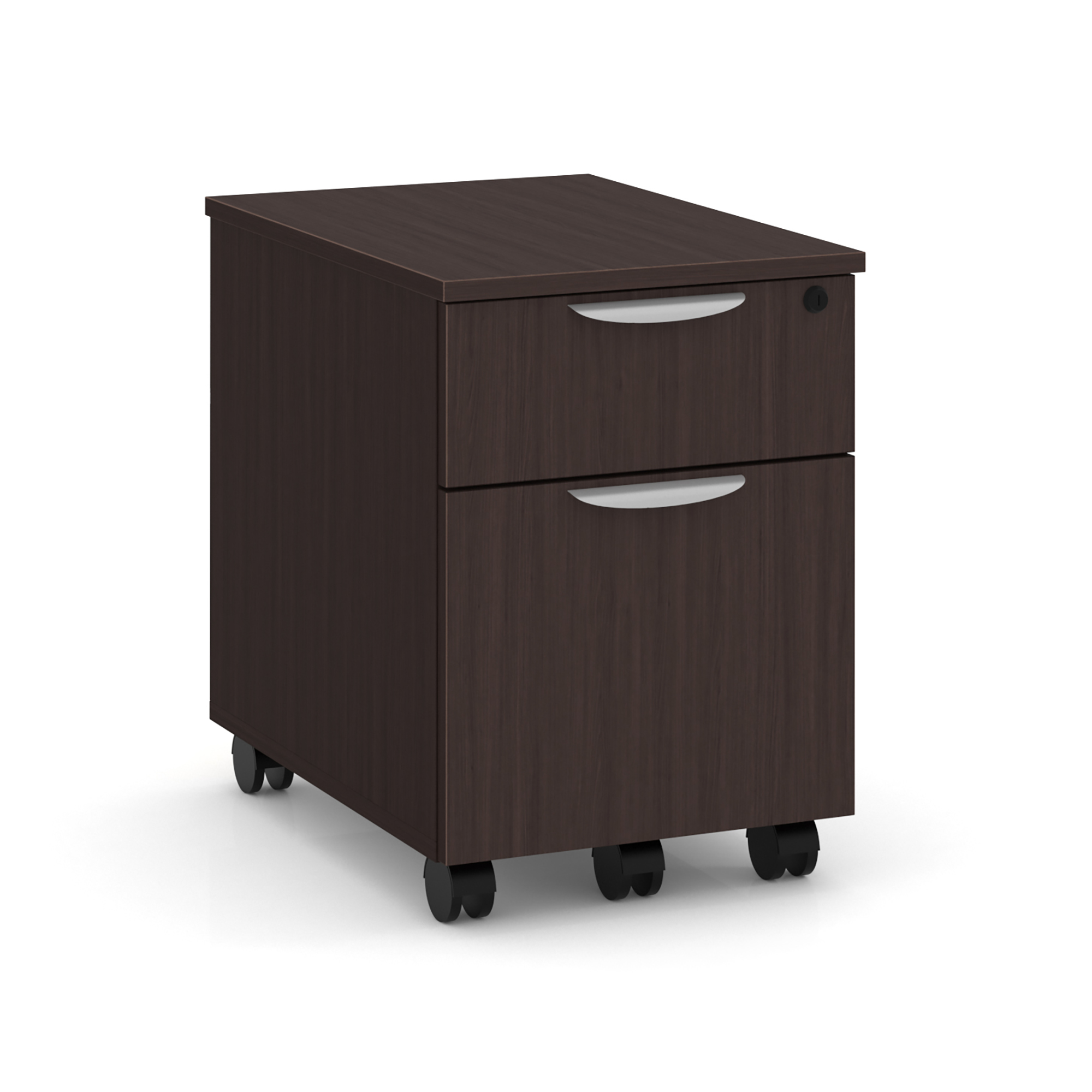 OS Laminate Mobile Pedestal - Box/File - Espresso
