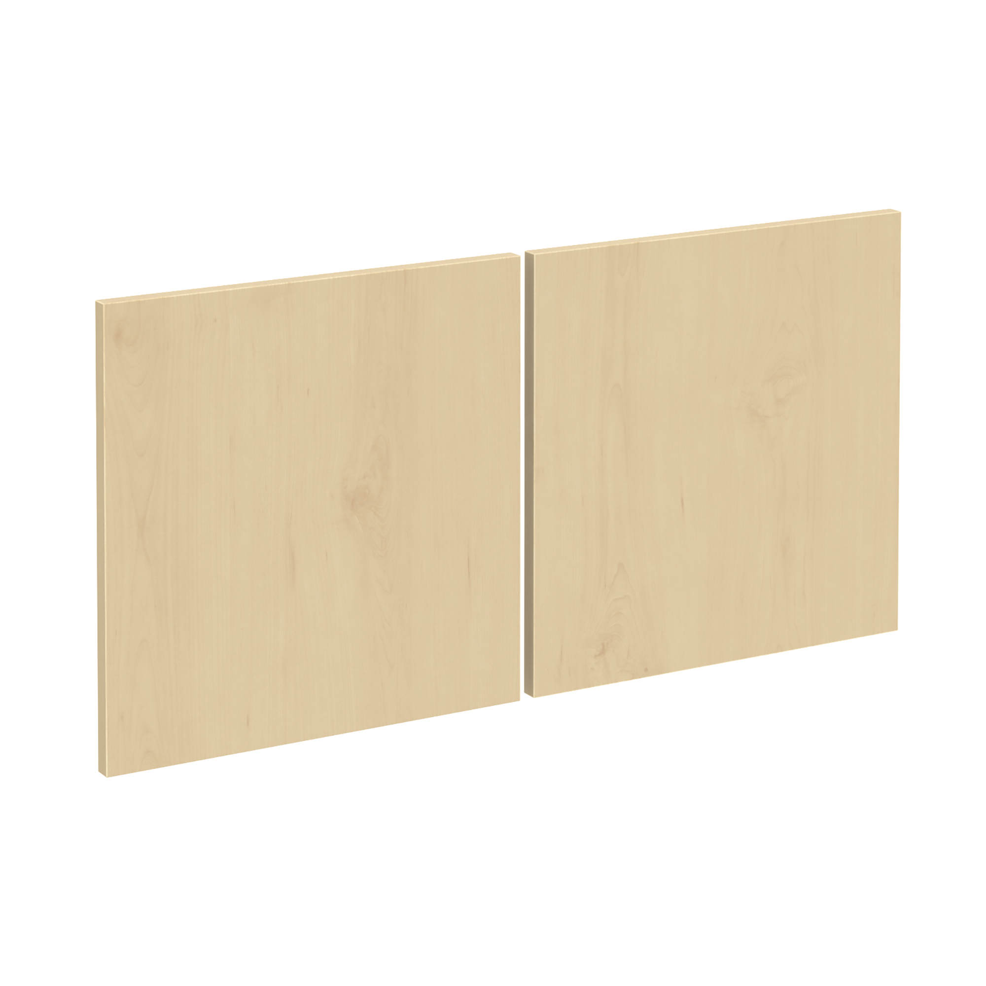 OfficeSource | OS Laminate | Optional Laminate Doors - For OS141OH or OS209OH Open Hutch - Maple
