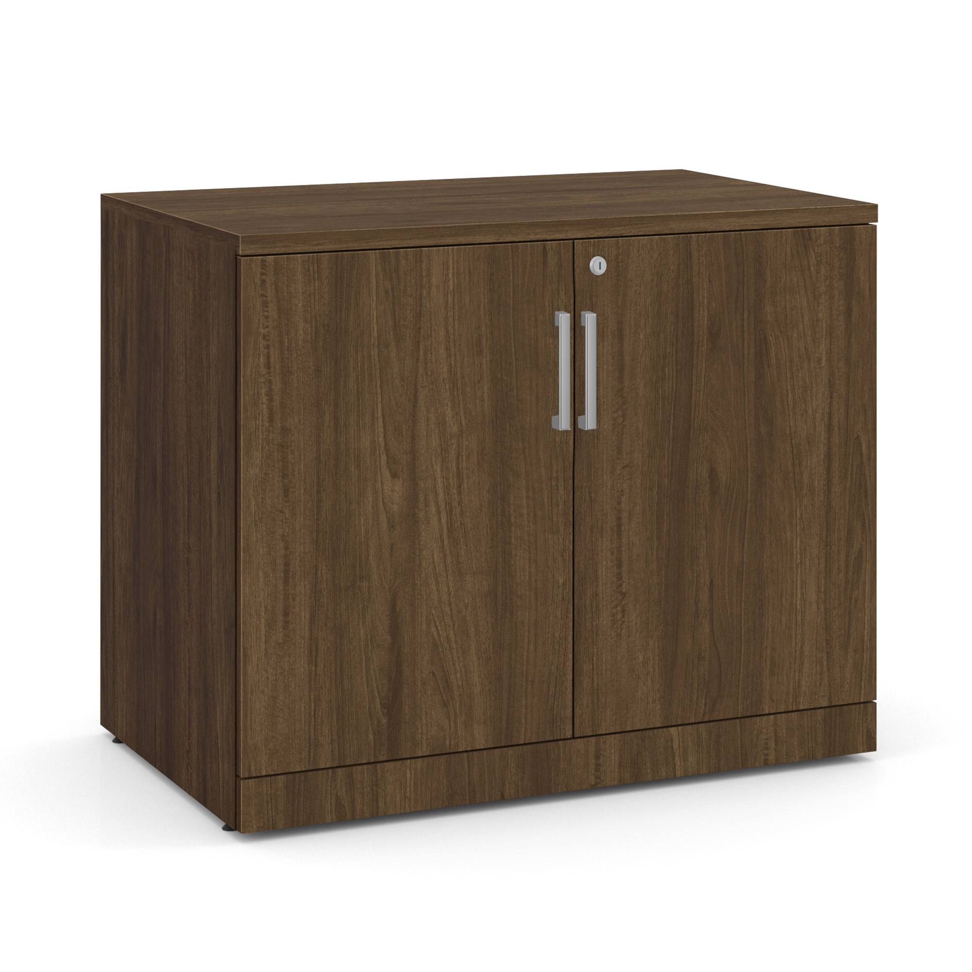 OS Laminate Storage Cabinet - Modern Walnut