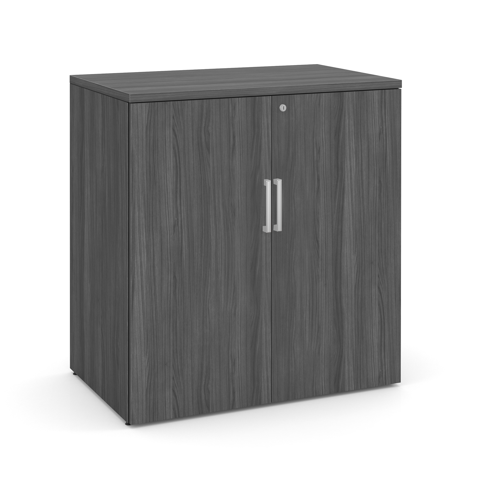OfficeSource | Storage & Wardrobe Cabinets | Storage Cabinet - 35.5''W x 22''D - Coastal Gray