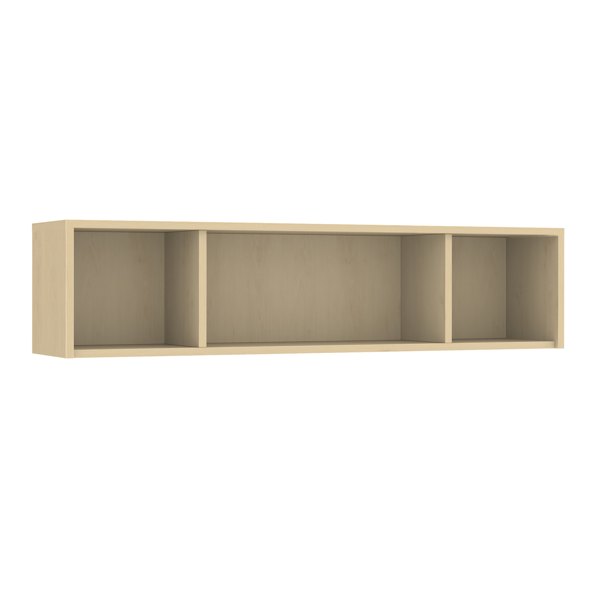 OS Laminate Open Hutch - 71'' x 15'' - Maple