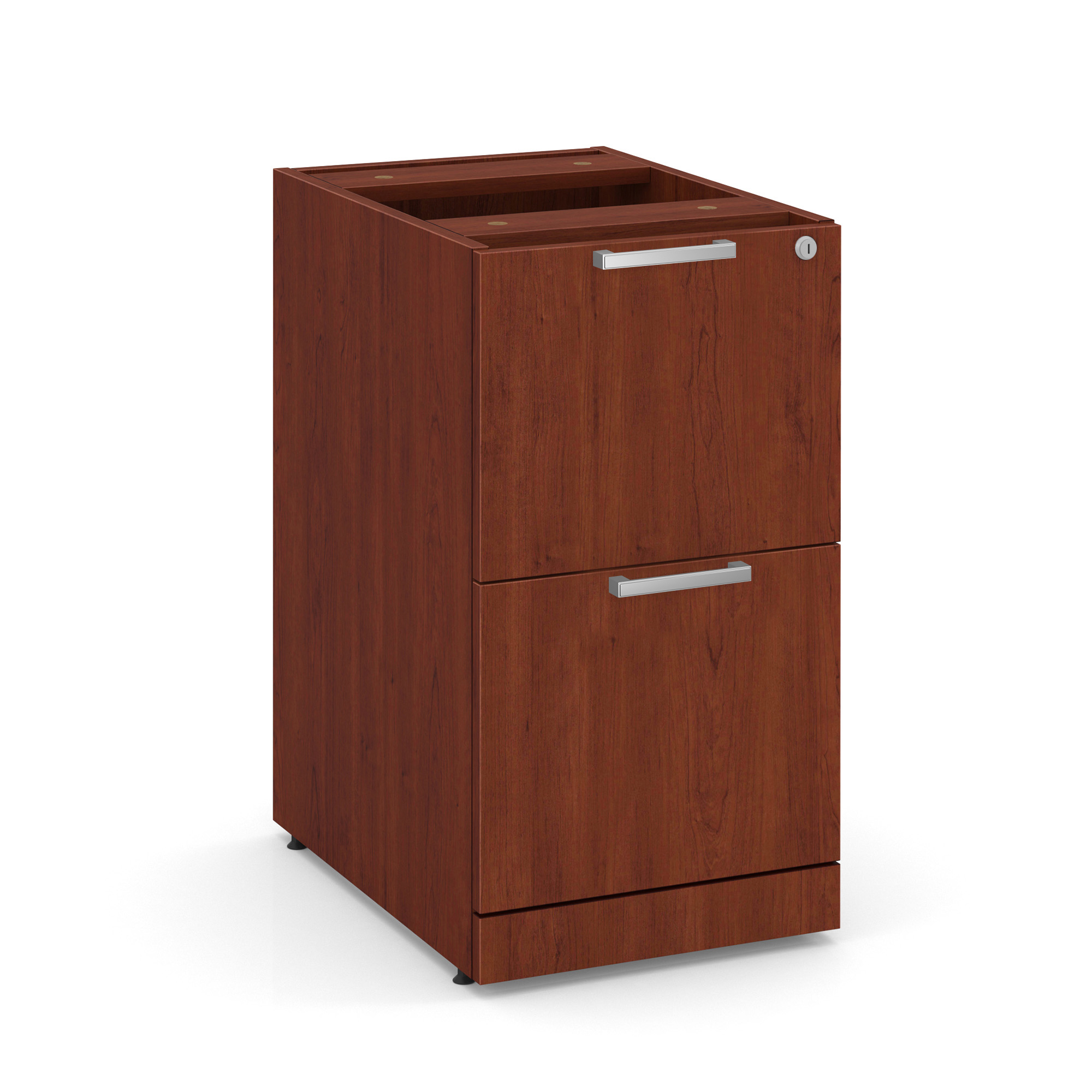 OS Laminate 2 Drawer Deluxe Full Pedestal - File/File - Cherry