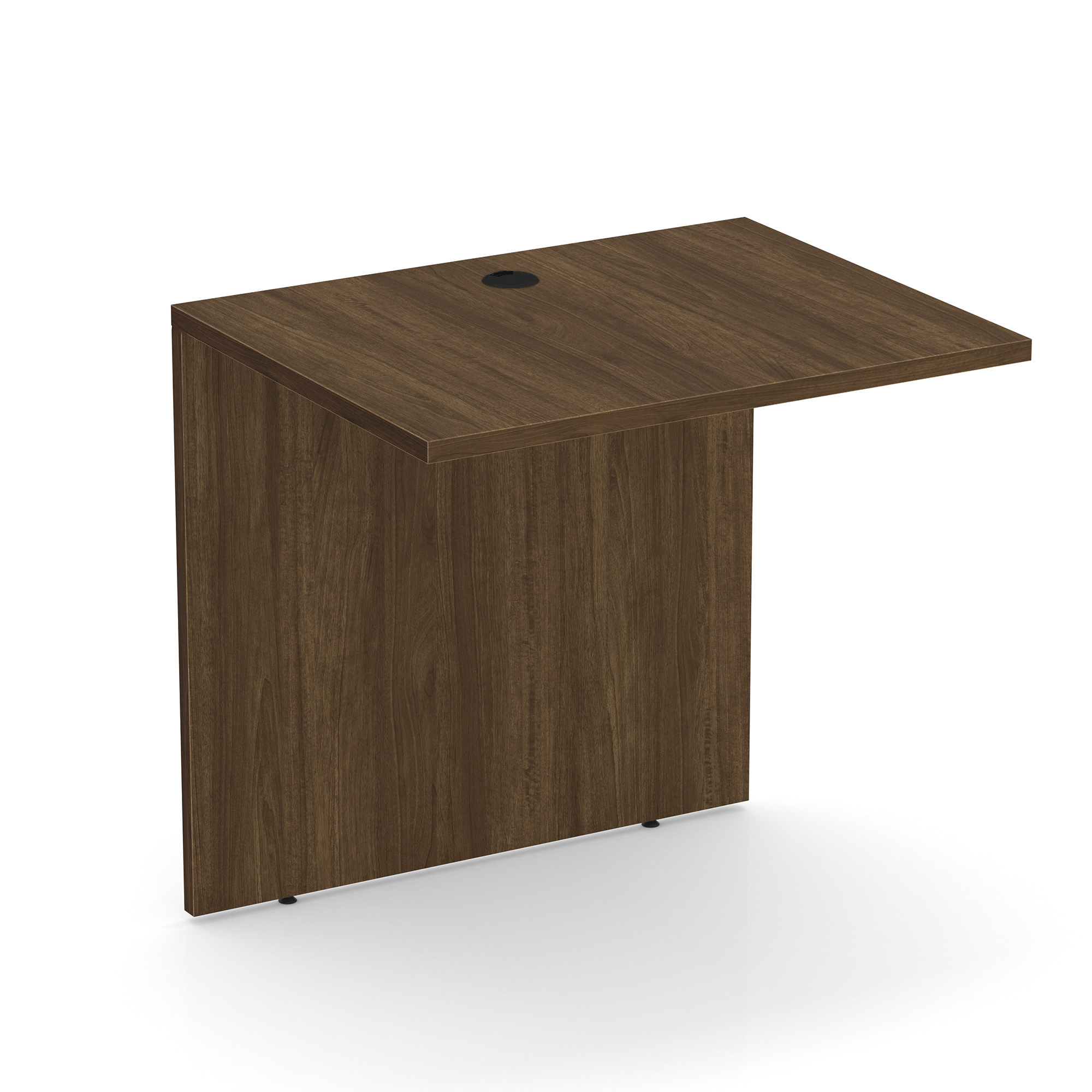 OfficeSource | OS Laminate | Bridge - 30''W x 24''D - Modern Walnut
