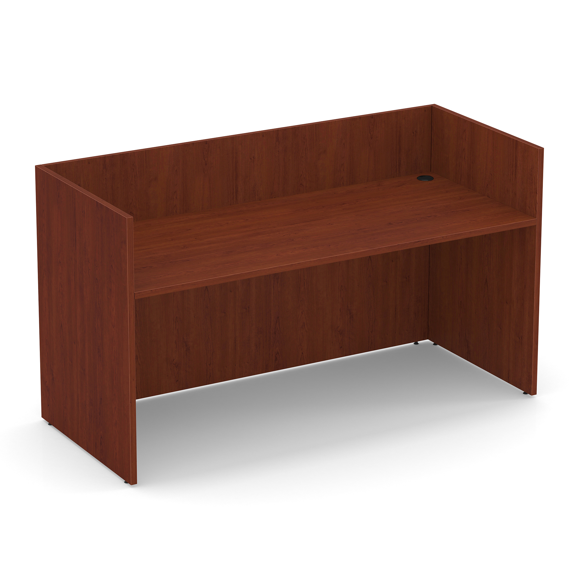 OfficeSource | OS Laminate | Reception Unit - Cherry