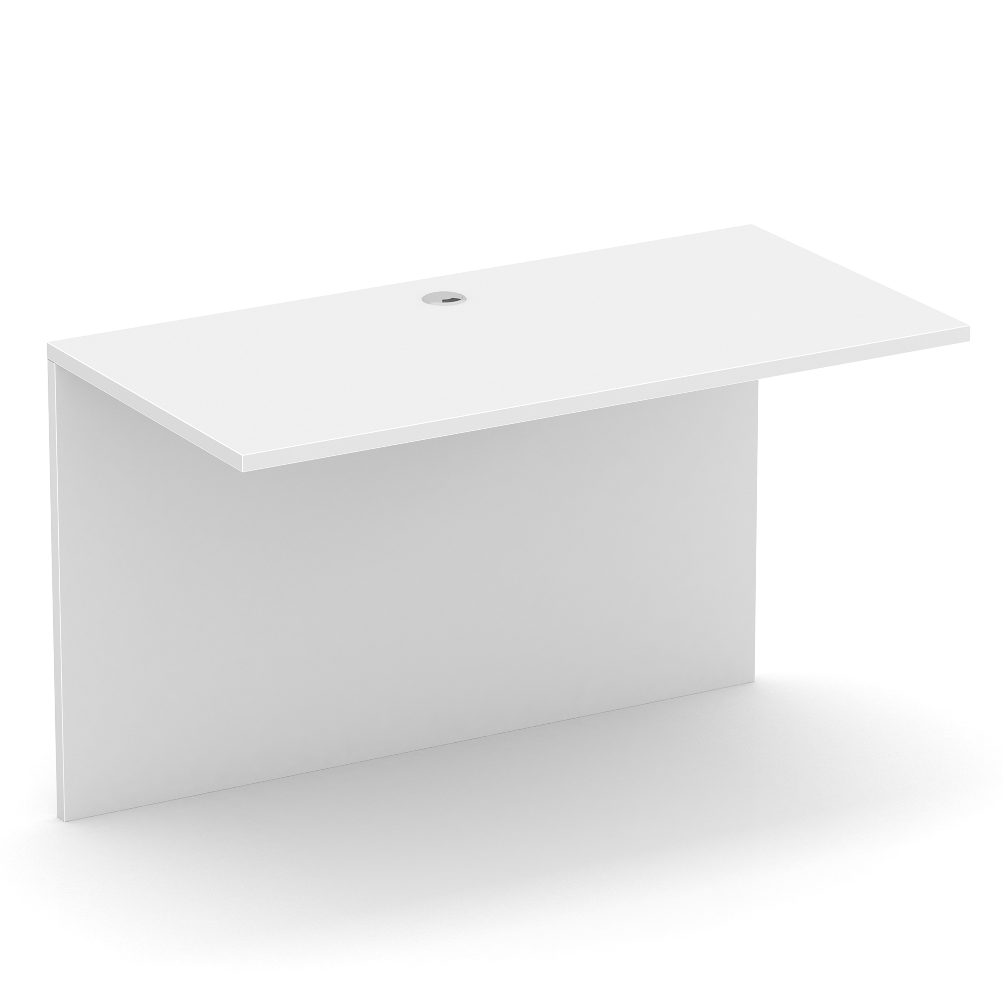 OfficeSource | OS Laminate | Bridge - 35''W x 24''D - White