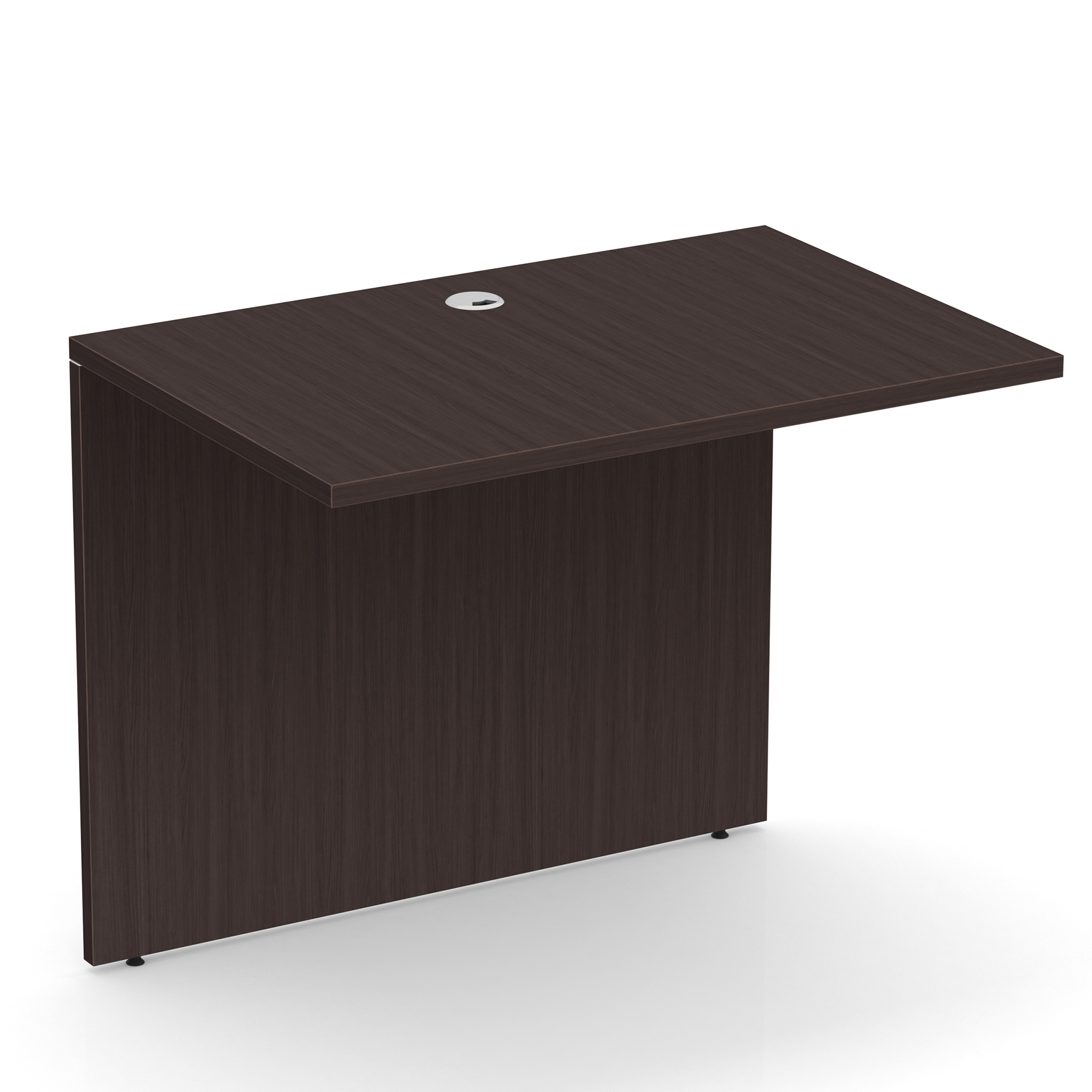 OfficeSource | OS Laminate | Bridge - 35''W x 24''D - Espresso
