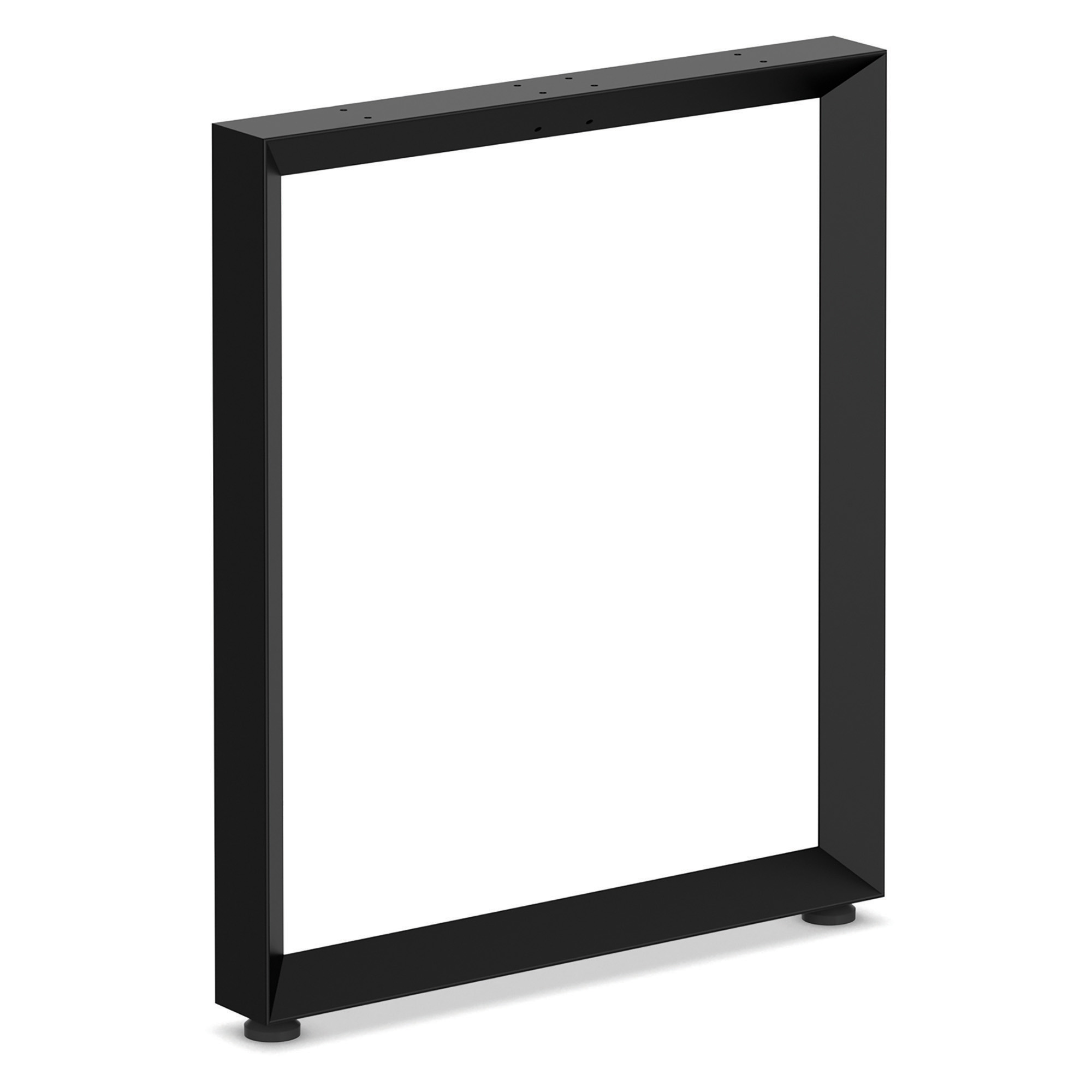 OfficeSource | Variant Collection | Beveled Style Leg Base - 23.8''W - Black