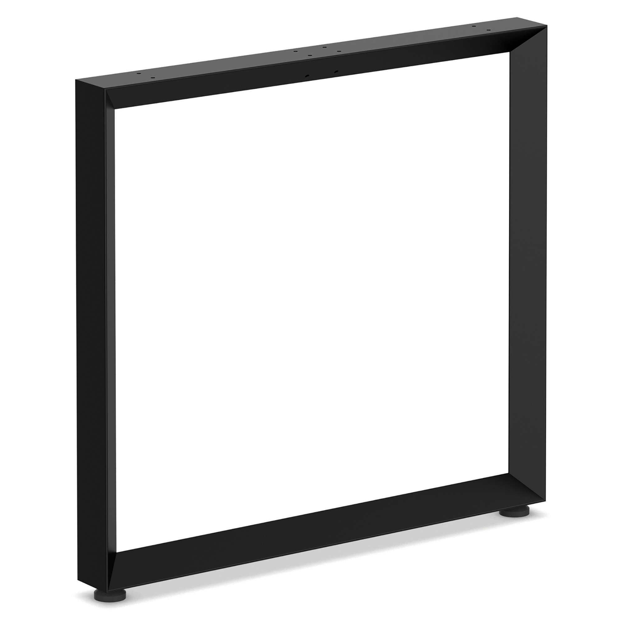 OfficeSource | Variant Collection | Beveled Style Leg Base - 29.9''W - Black