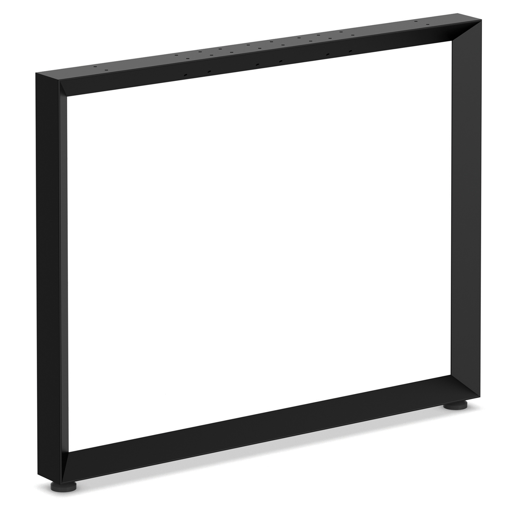OfficeSource | Variant Collection | Beveled Style Leg Base - 35.8''W - Black