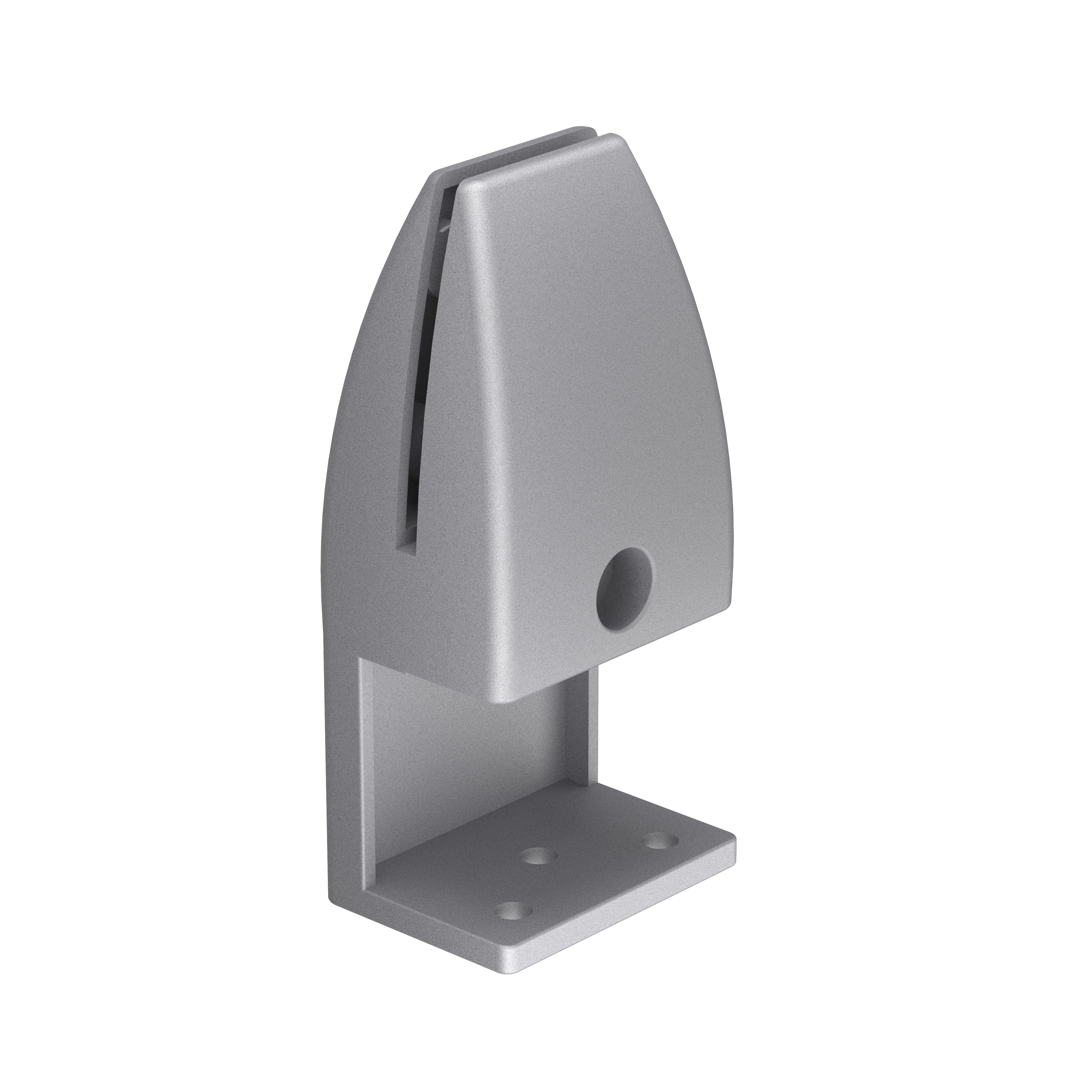 OfficeSource Variant Collection Under Desk Mount Screen Brackets - Silver