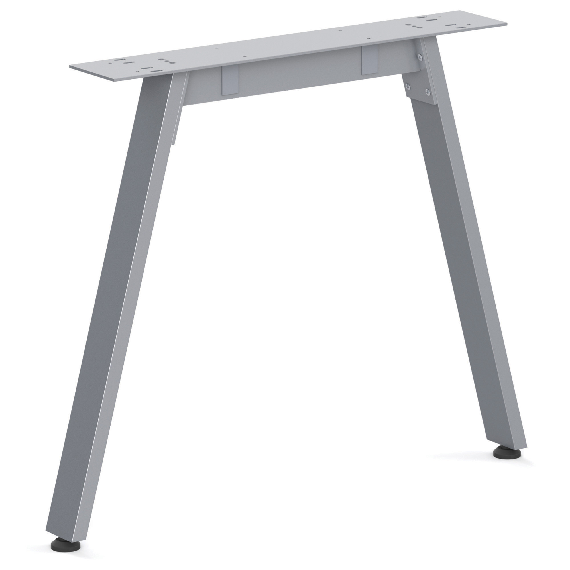 OfficeSource Variant Collection Metal Oblique Leg - Silver