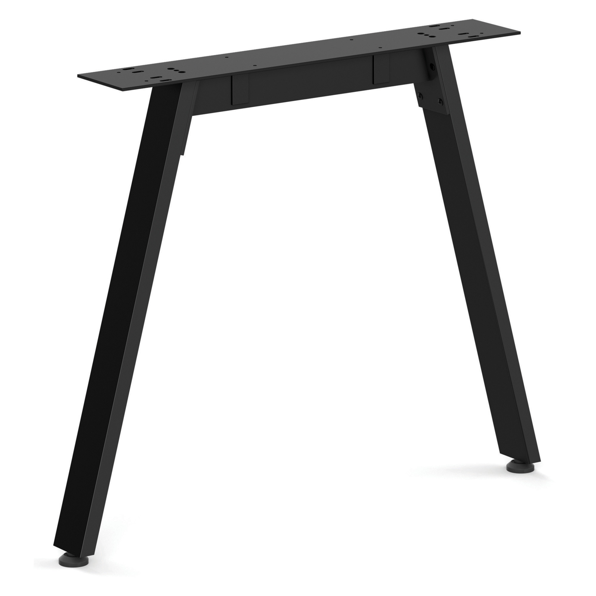 OfficeSource Variant Collection Metal Oblique Leg - Black