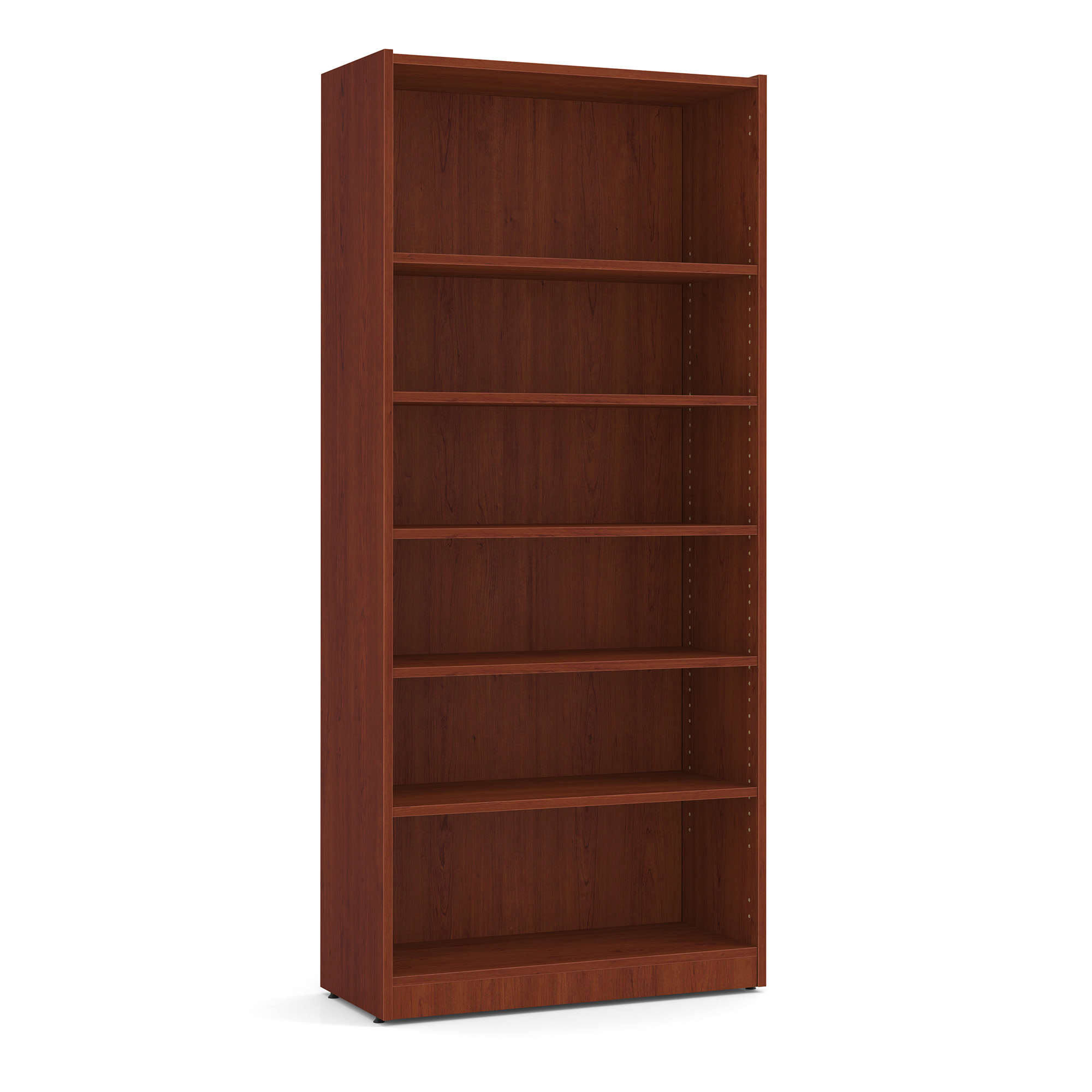 OS Laminate Bookcase - 6 Shelf - Cherry