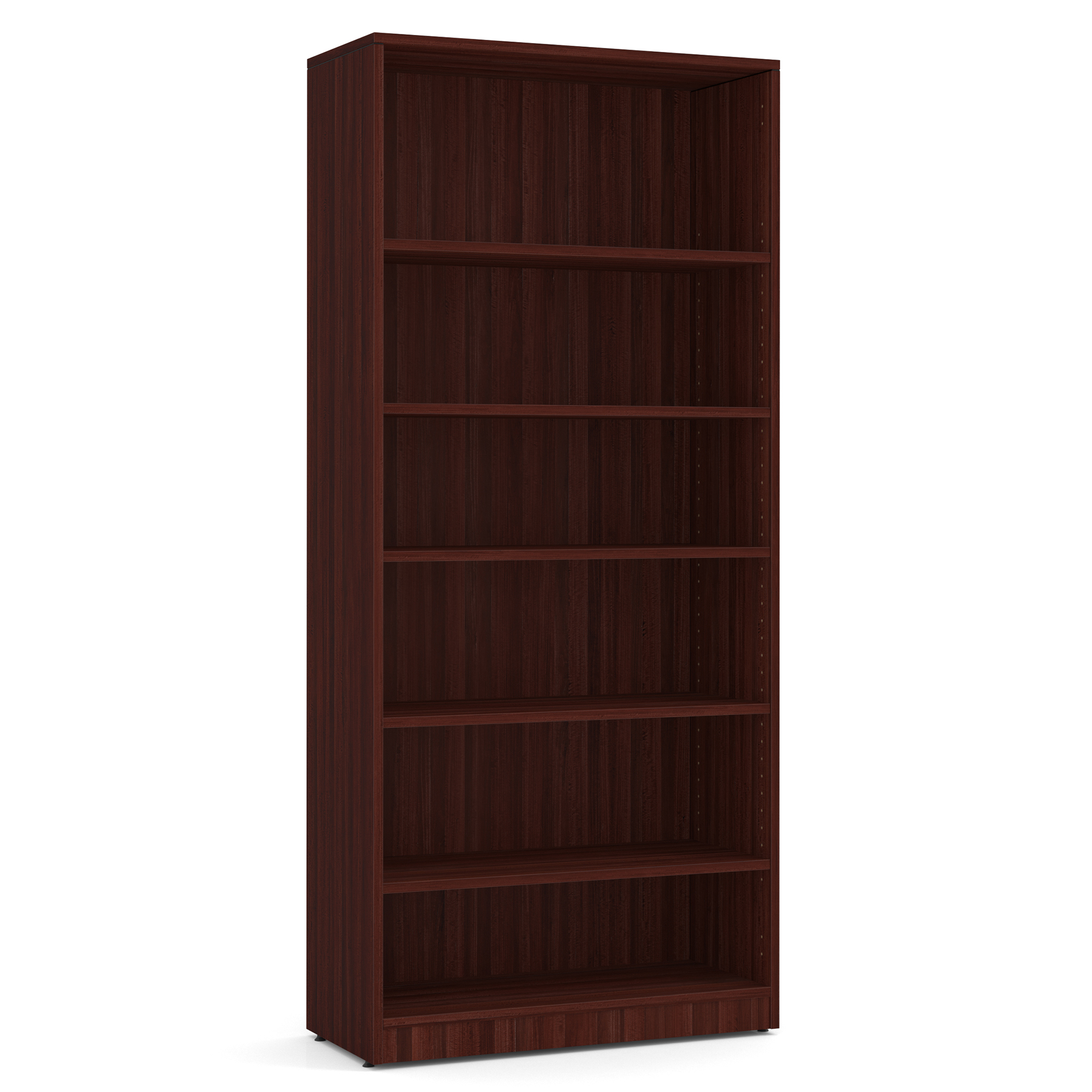 OS Laminate Bookcase - 6 Shelf - Mahogany