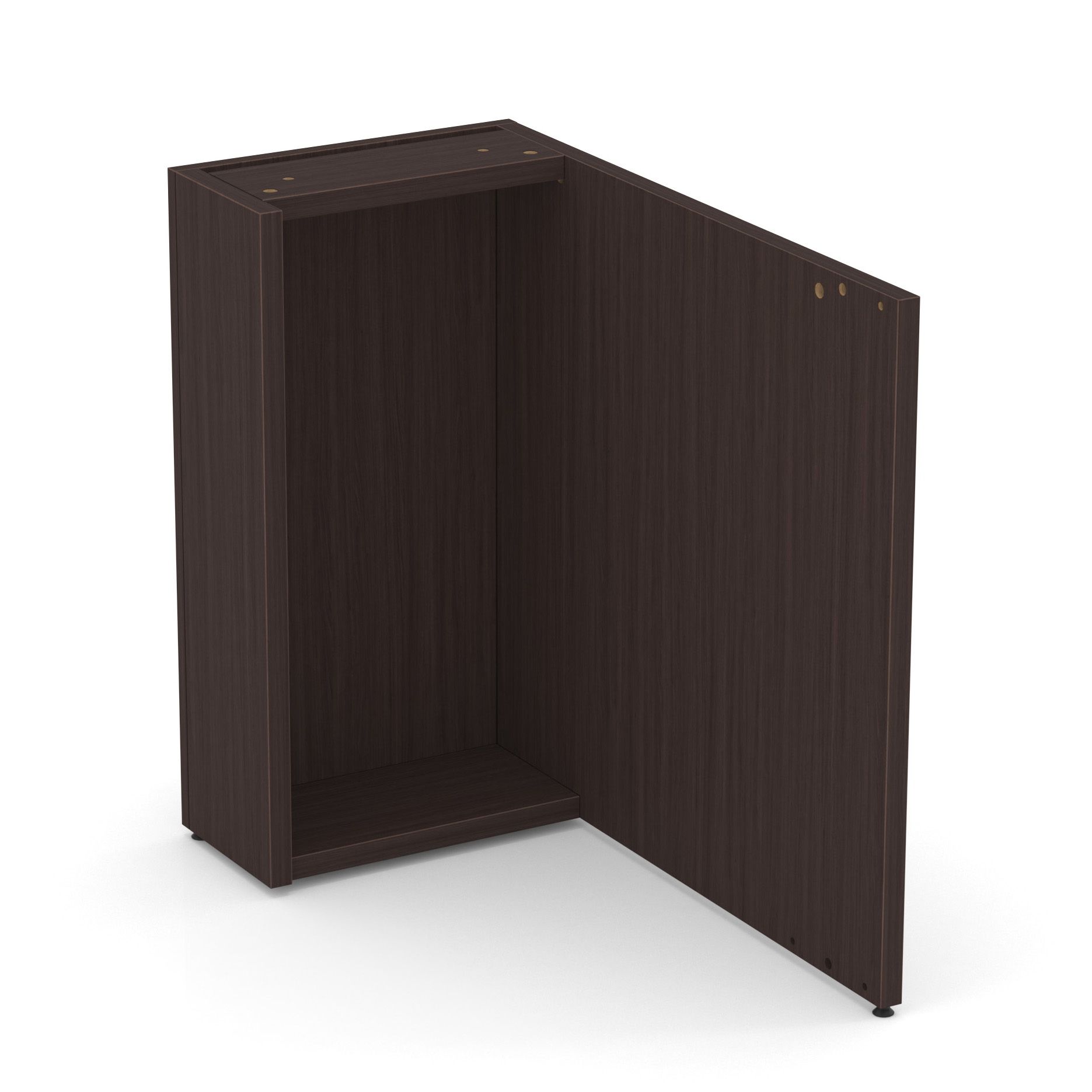 OfficeSource | OS Laminate | False Pedestal for #OS401 & #OS489 - Espresso