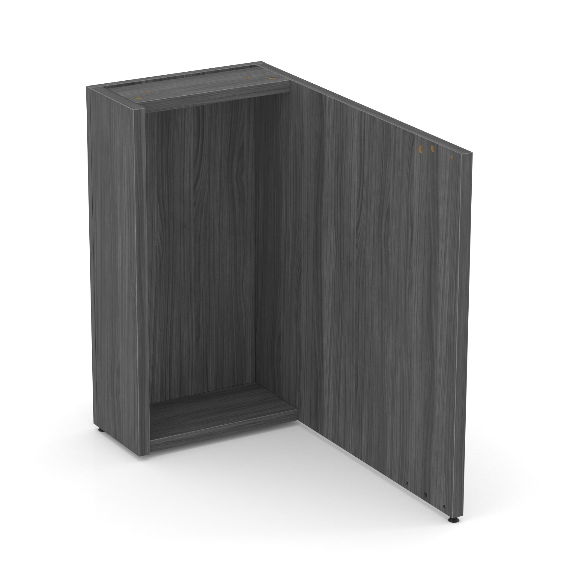 OfficeSource | OS Laminate | False Pedestal for #OS401 & #OS489 - Coastal Gray