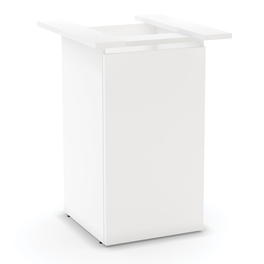 OfficeSource | OS Conference/Multi-Purpose | Cube Base With Access Door - White